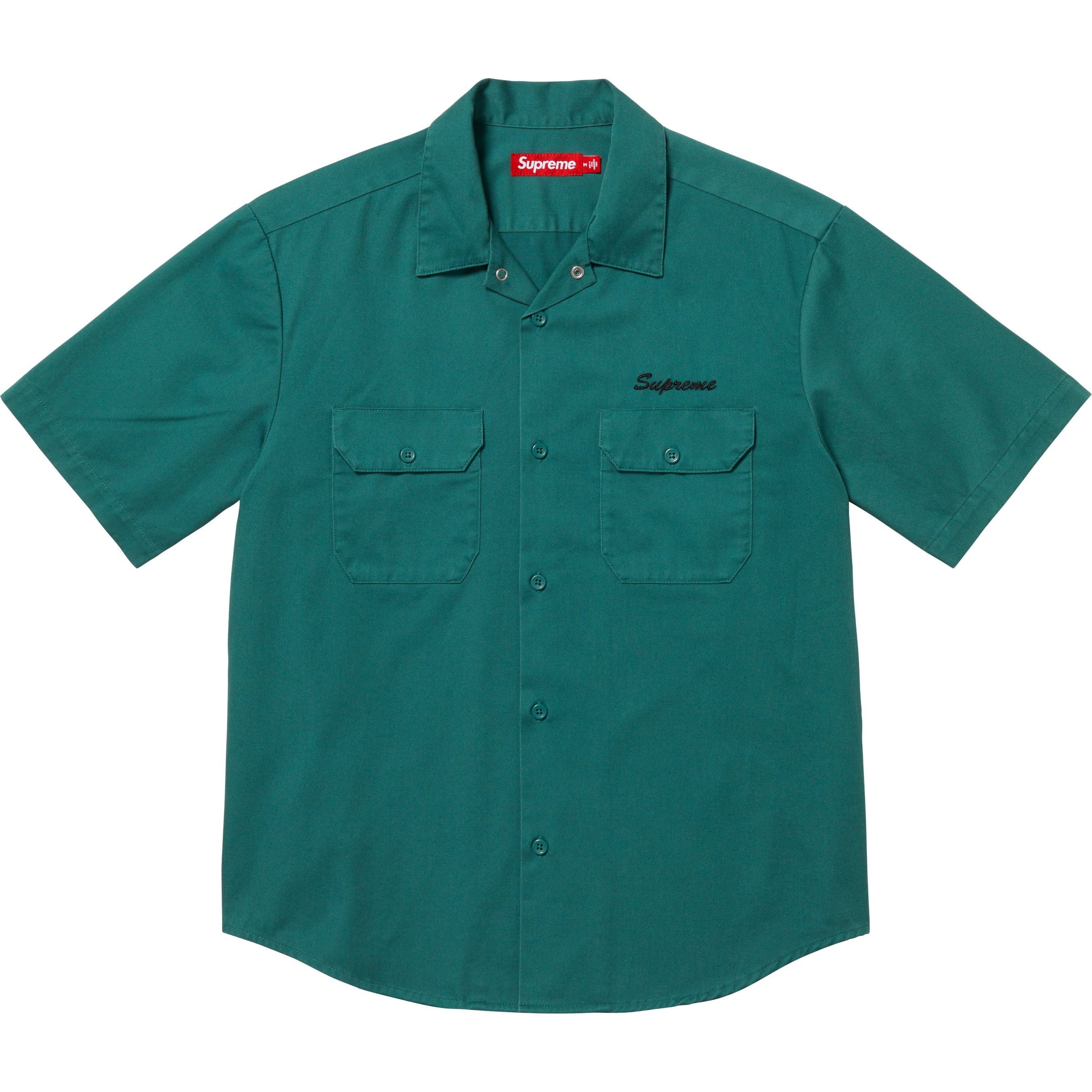 Supreme Rhinestone Pin Up S/S Work Shirt