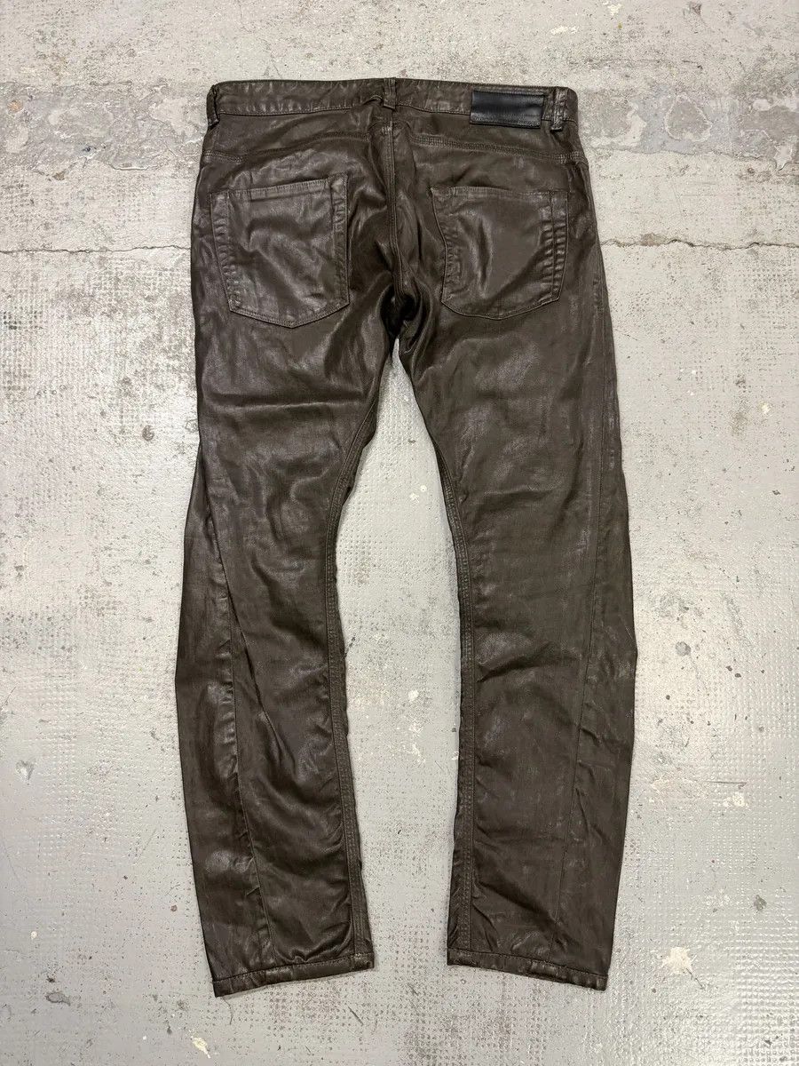 Diesel Diesel Black Gold Brown Cow Leather Dark Pants Size US 31 - 5 Thumbnail