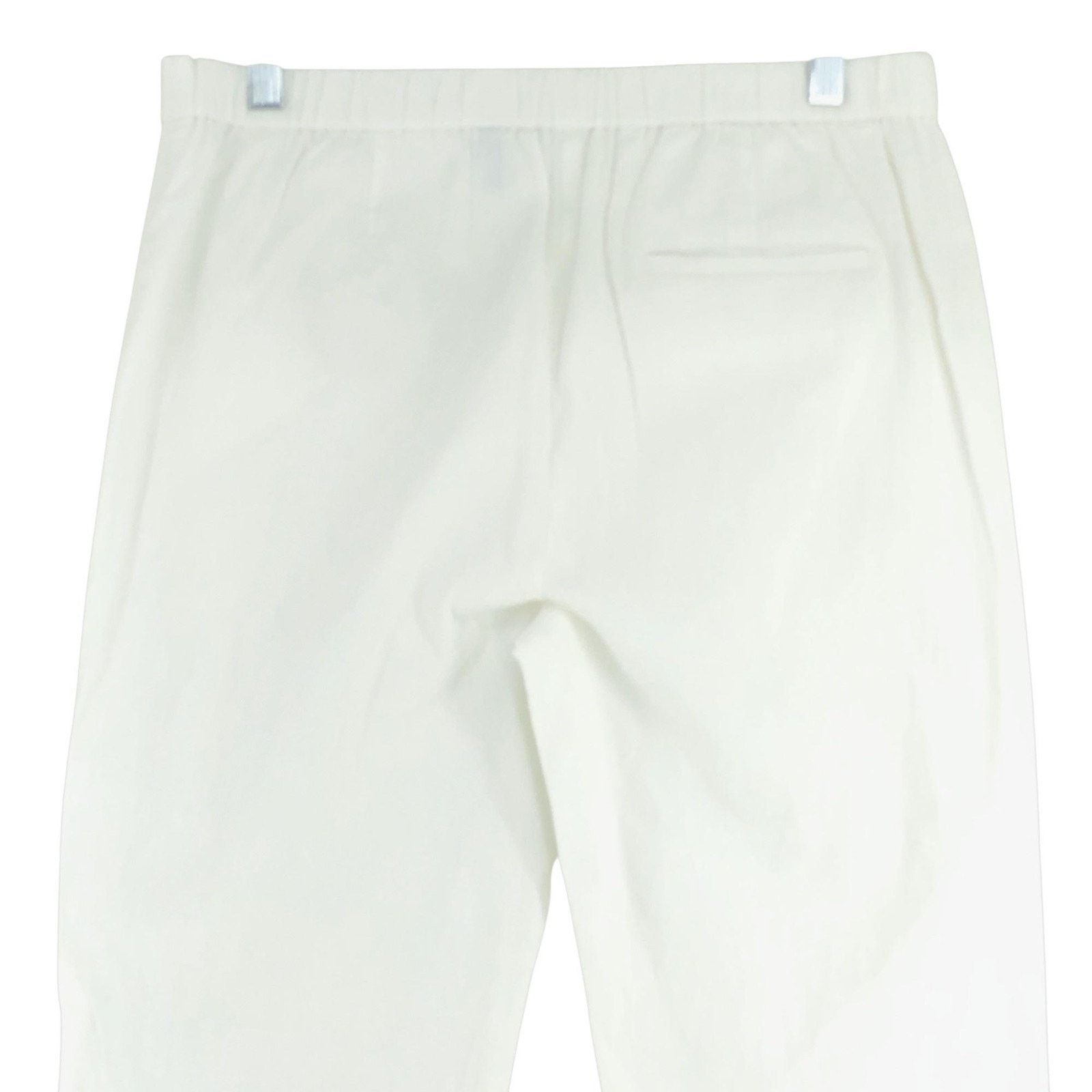 Theory Theory Pants 6 White Linen Blend Ankle Trousers Pockets Size 28" / US 6 / IT 42 - 6 Thumbnail