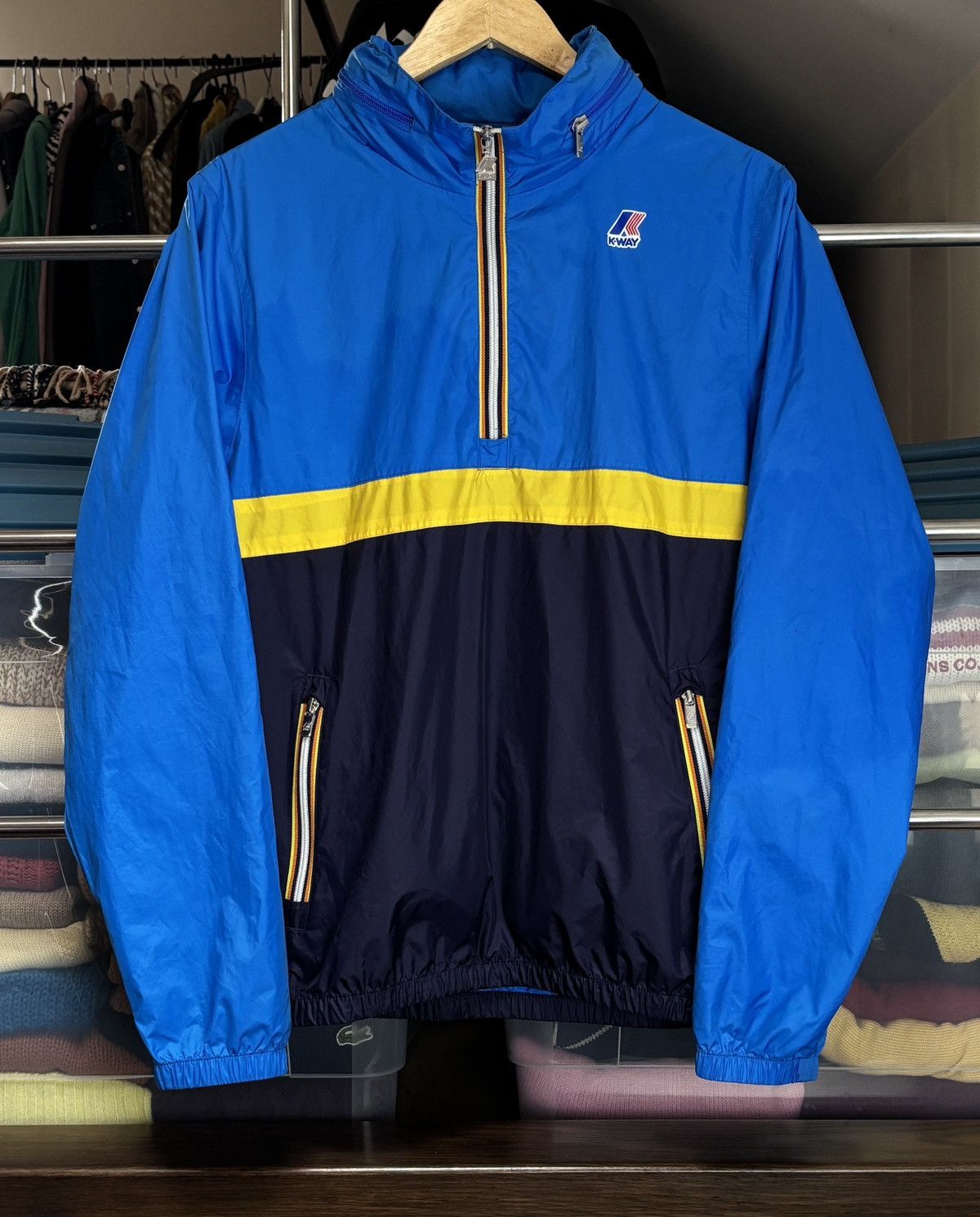 K-Way K-Way Outdoor Anorak Jacket Windbreaker Gorpcore Size US M / EU 48-50 / 2 - 1 Thumbnail