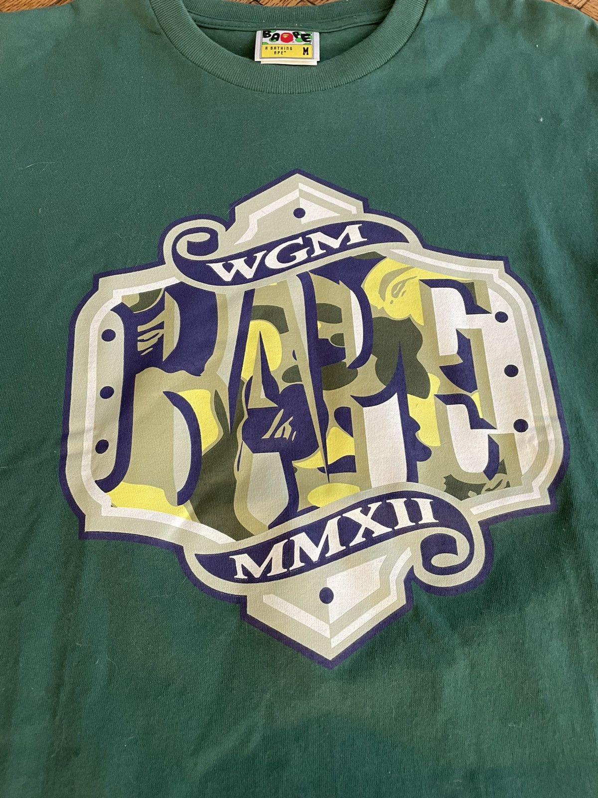 Bape Bape Archive Graphic #11 Tee Green Size US M / EU 48-50 / 2 - 2 Thumbnail