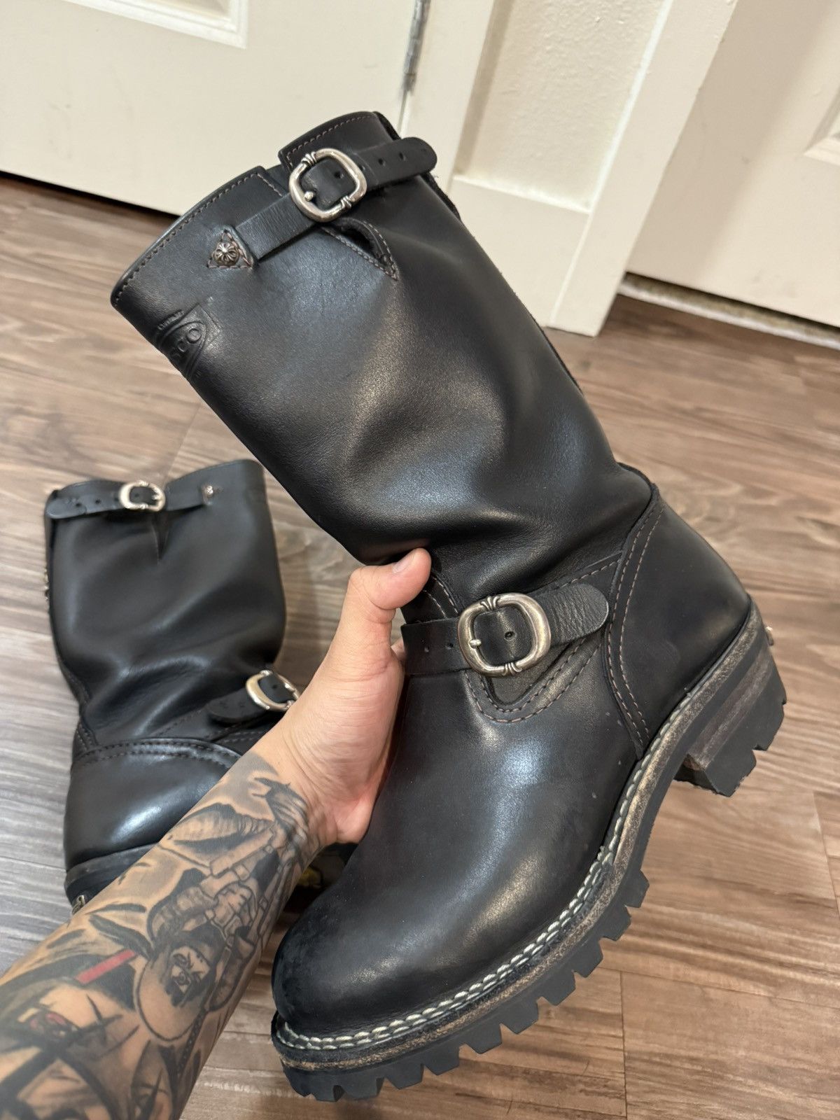 Chrome Hearts Chrome Hearts Wesco Engineer Boss boots Size US 8.5 / EU 41-42 - 5 Thumbnail