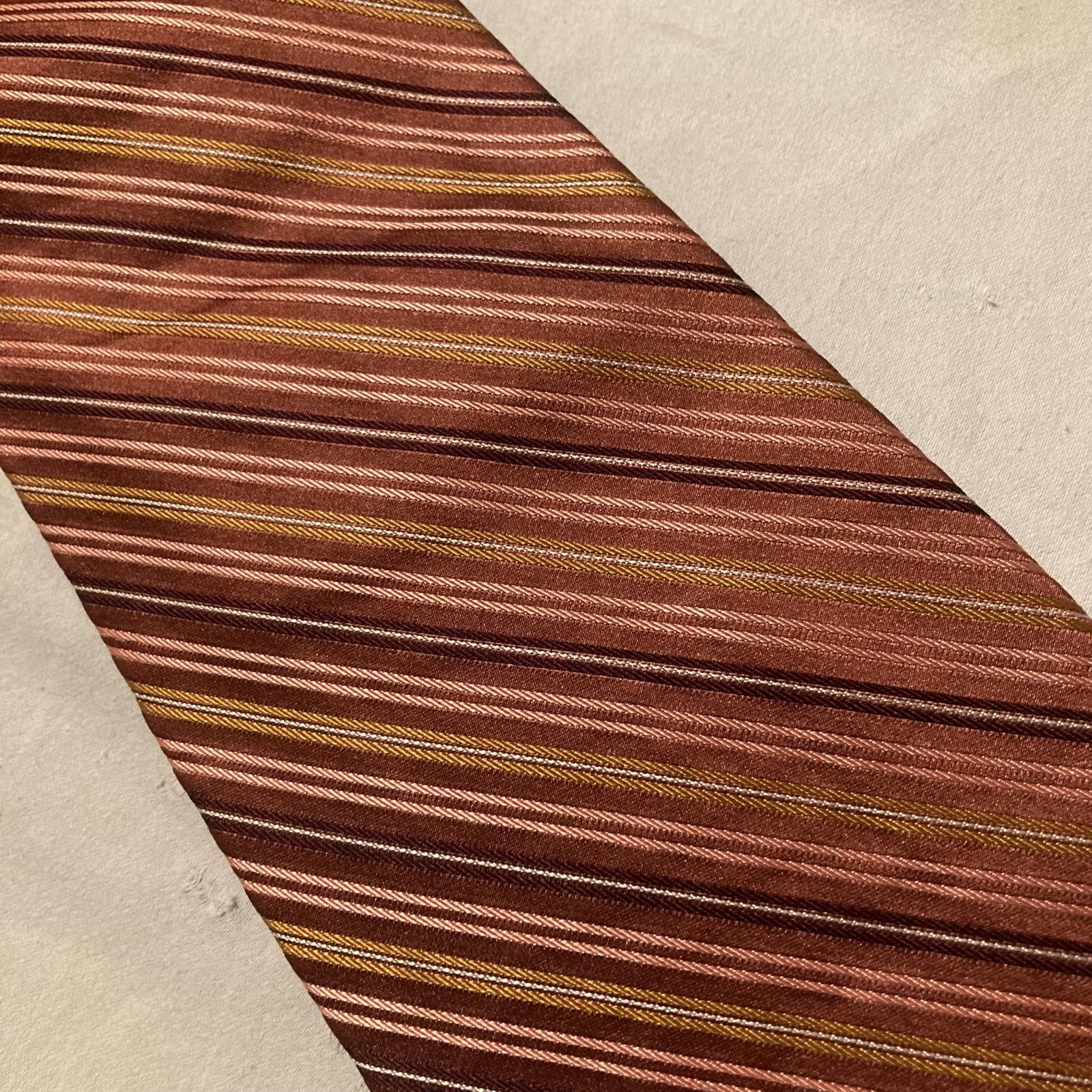 Liz Claiborne NWOT Claiborne Striped Silk Tie 58/4 Size ONE SIZE - 2 Thumbnail