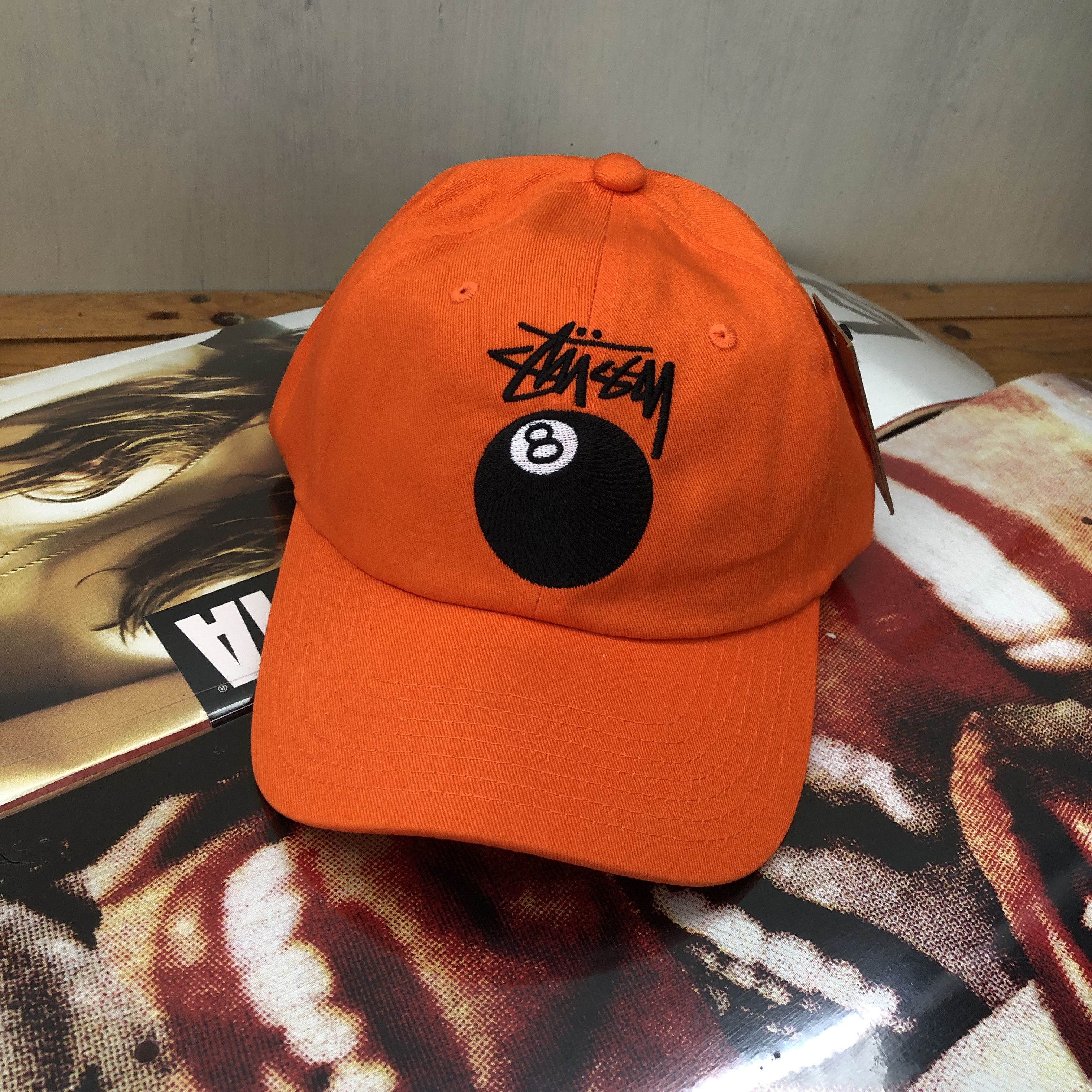 Stussy STUSSY 🎱-BALL CAP HAT ORANGE Size ONE SIZE - 1 Thumbnail