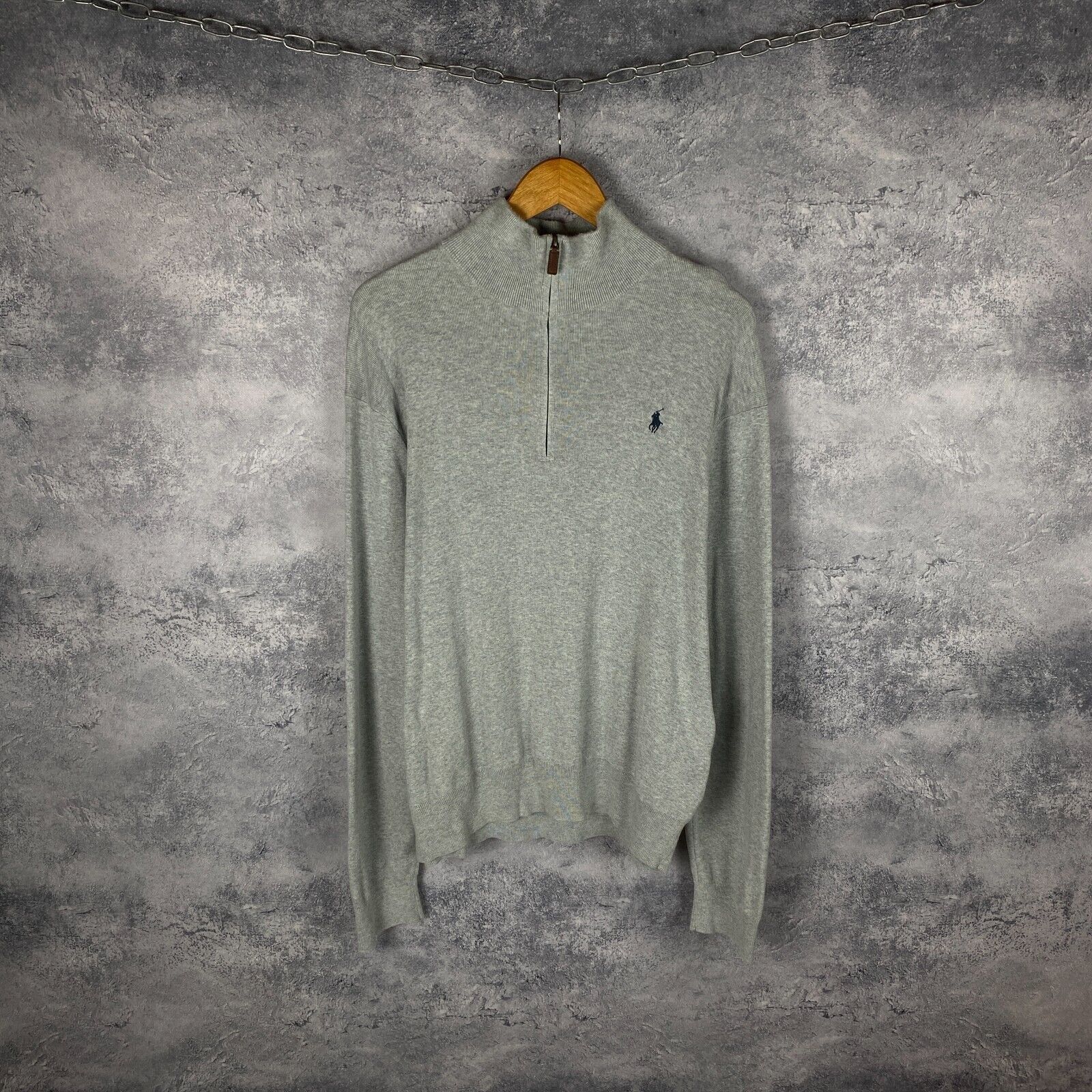 Polo Ralph Lauren Polo Ralph Lauren 1/3 Zip Sweatshirt Men's Size L Gray ` Size US L / EU 52-54 / 3 - 1 Thumbnail