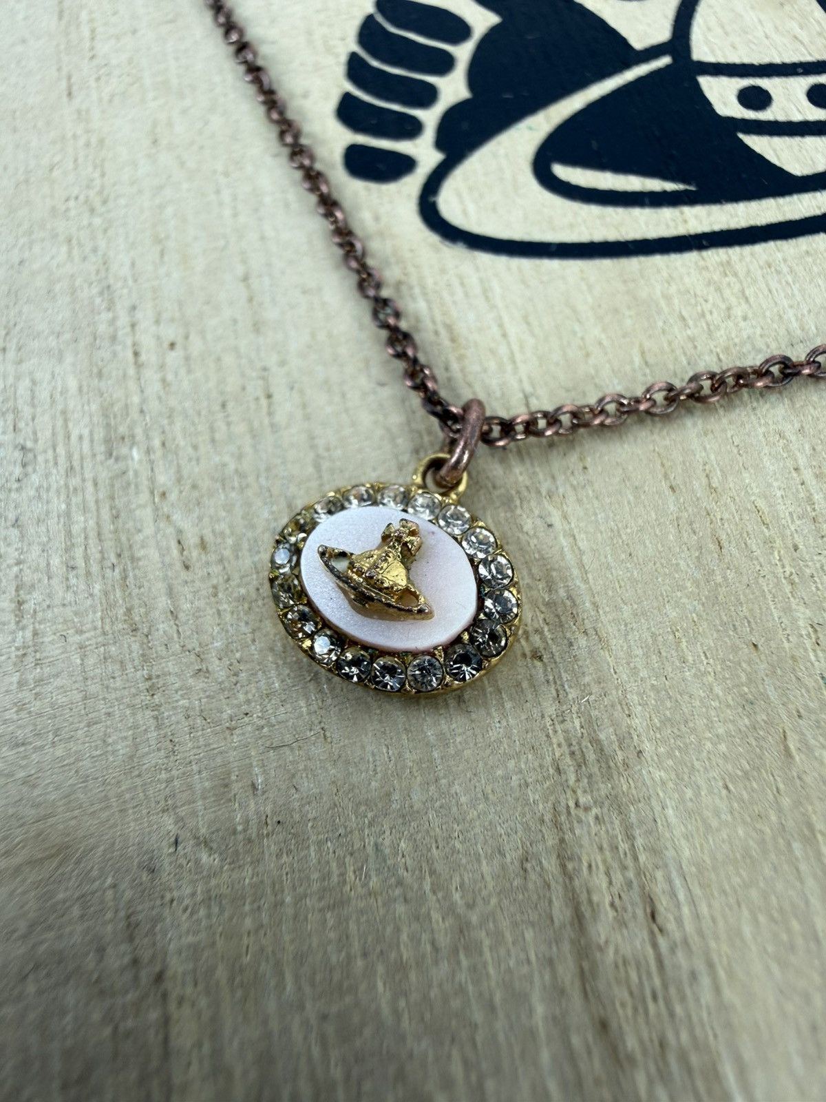 Vivienne Westwood Vivienne Westwood Giselle Marble Mini Orb Pendant Necklace Size ONE SIZE - 2 Thumbnail