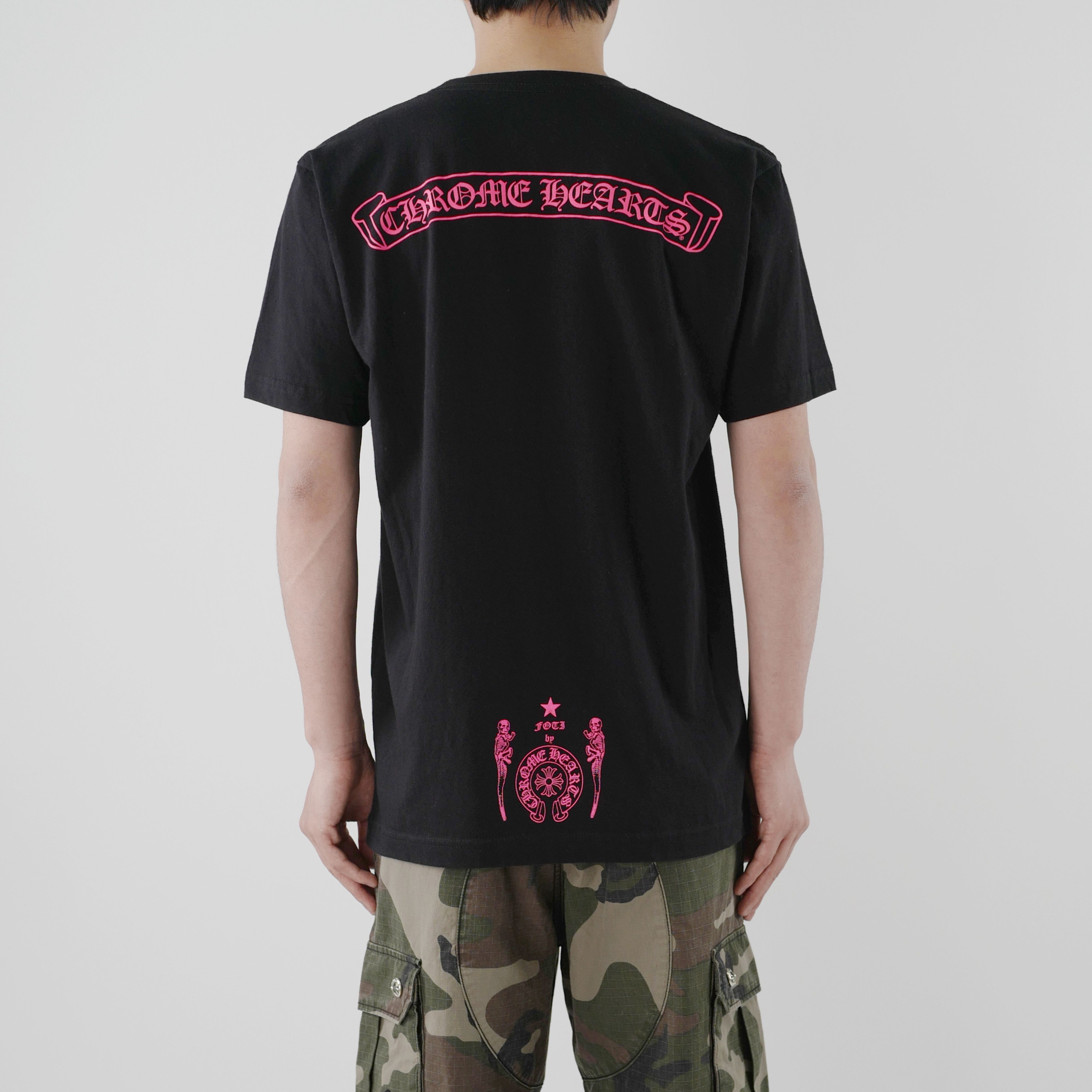 Chrome Hearts Chrome Hearts Pink Foti Harris Short Sleeve Tee Size US M / EU 48-50 / 2 - 9 Thumbnail