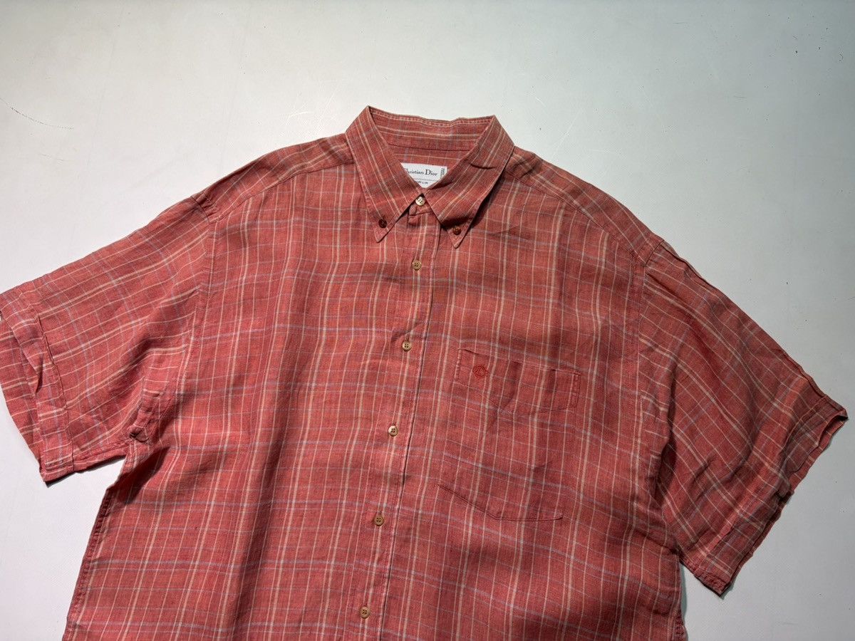 Christian Dior Monsieur Vintage Christian Dior pur lin shirts button up Size US L / EU 52-54 / 3 - 2 Thumbnail