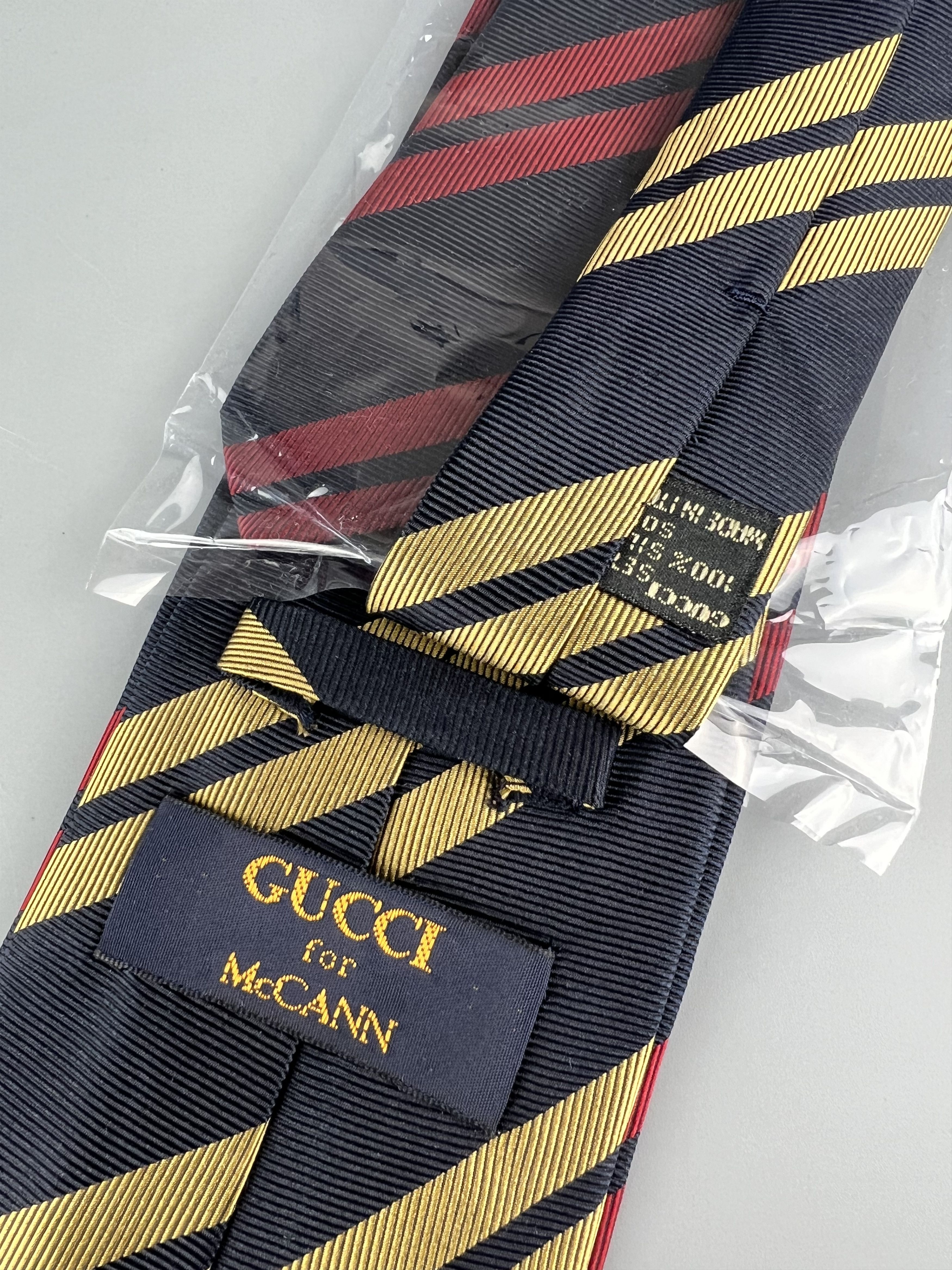 Gucci Lot of 2 Gucci Vintage Silk Tie Size ONE SIZE - 4 Thumbnail