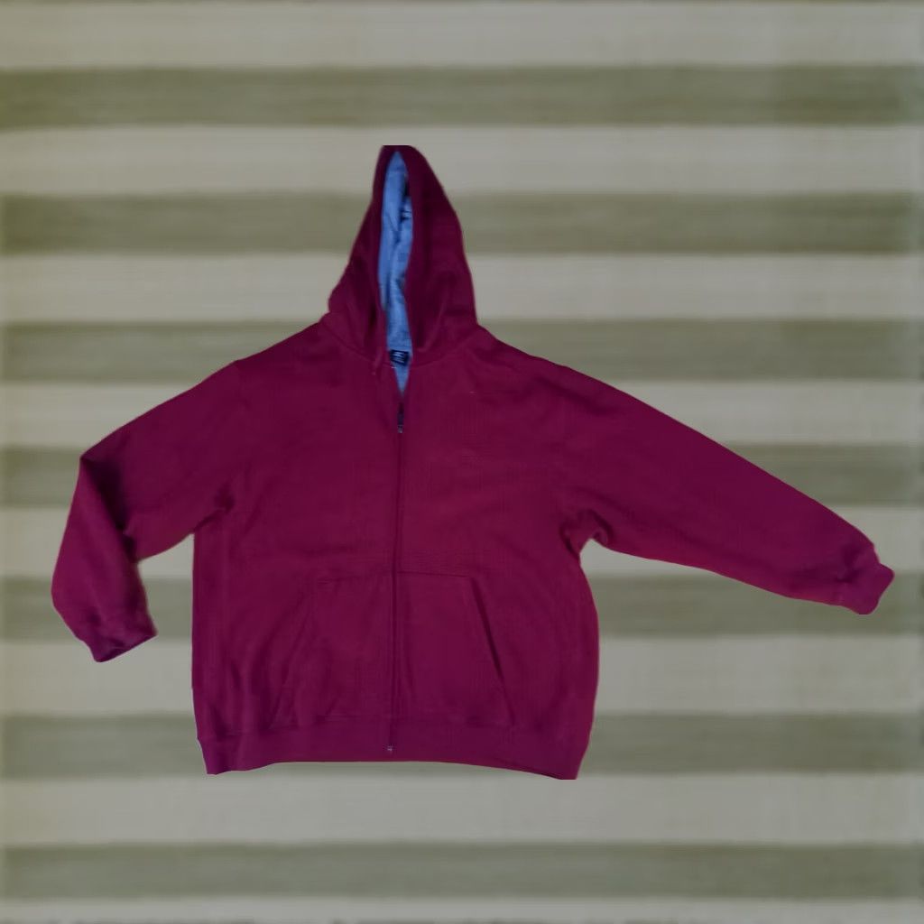 Starter Starter Jacket Hooded 2XL Full Zip Cotton Red Unisex Adults Light Warm-Up Sweatshirt Style Hoodie, Hooded Jacket Size US XXL / EU 58 / 5 - 1 Thumbnail