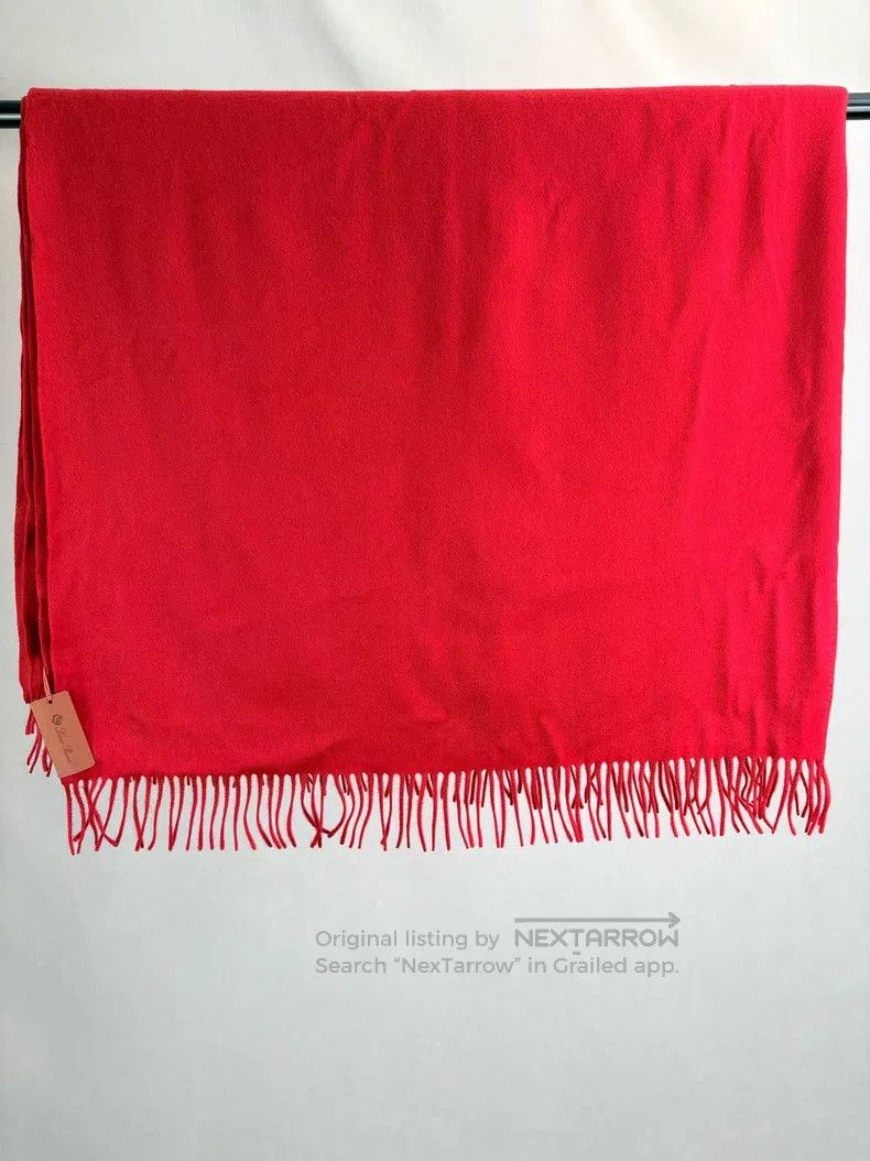 Loro Piana Loro Piana Cashmere Fringe Scarf Size ONE SIZE - 2 Thumbnail
