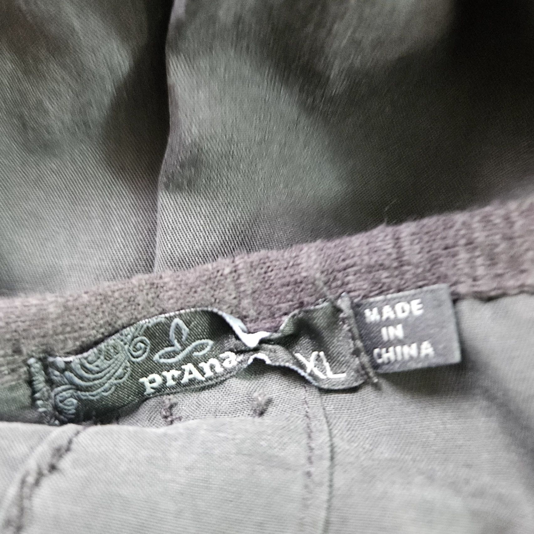 Prana Prana Womens Henley Dress XL Charcoal Gray 3/4 Sleeve Size XL / US 12-14 / IT 48-50 - 5 Thumbnail