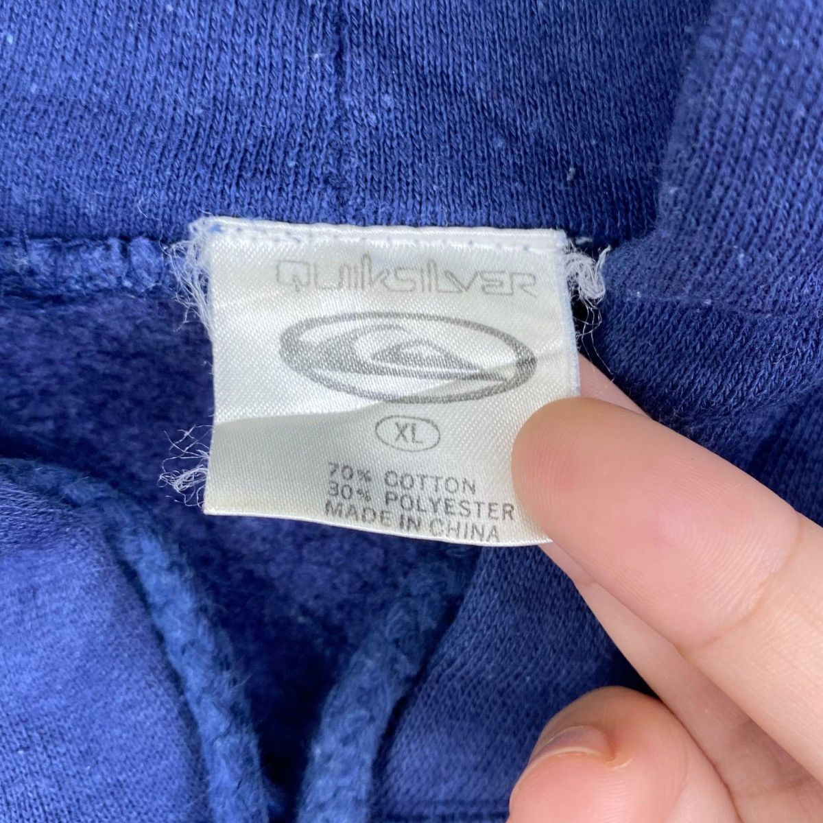 Quiksilver QUIKSILVER Surf Hawaii Beach Logo Print Blue Long Hooded Size US XL / EU 56 / 4 - 6 Thumbnail
