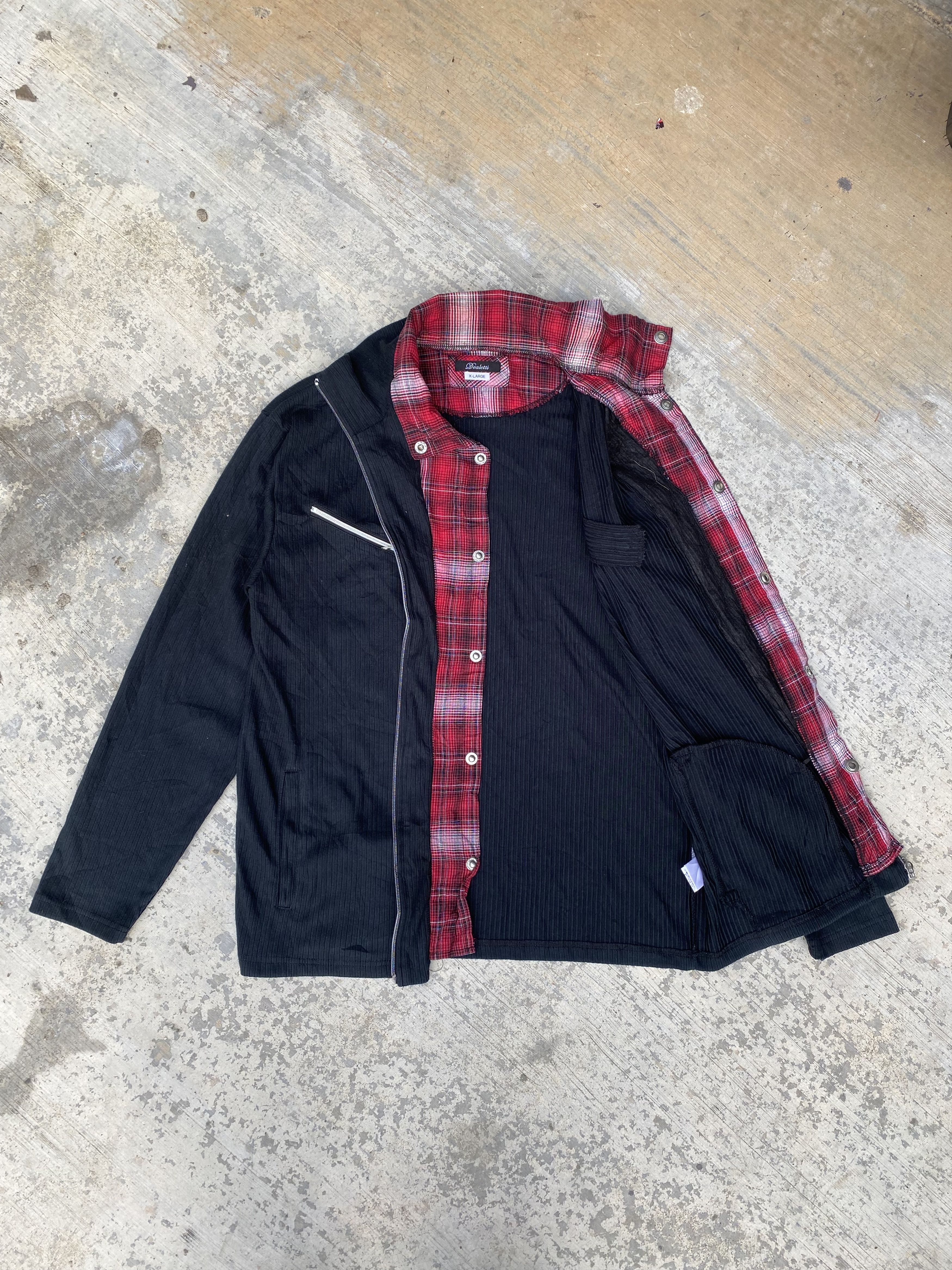 Seditionaries Dealetti black shadow plaid punk jacket Size US L / EU 52-54 / 3 - 4 Thumbnail