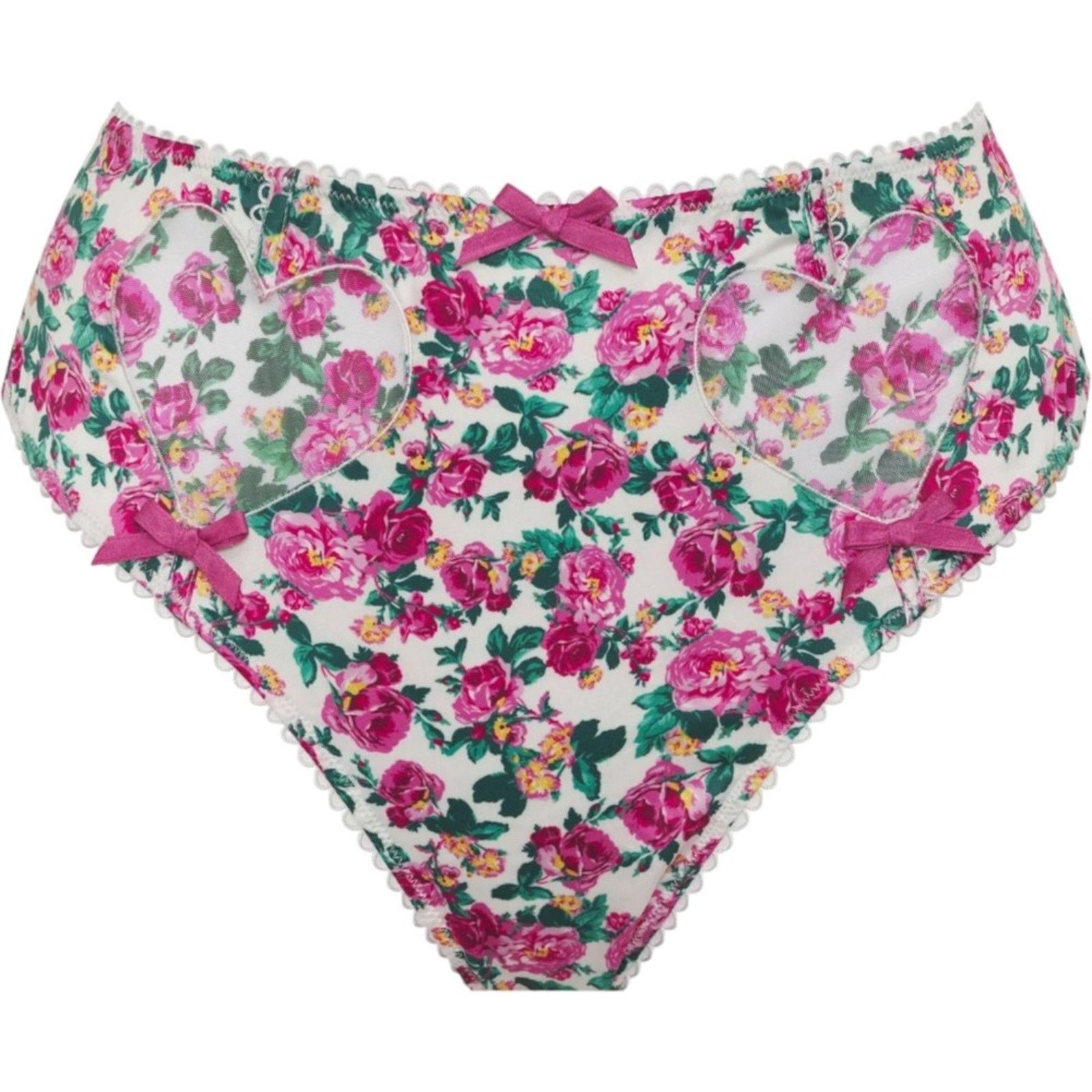 For Love & Lemons FOR LOVE & LEMONS Bustier and High-Waist Panty Set, Small Size ONE SIZE - 3 Thumbnail
