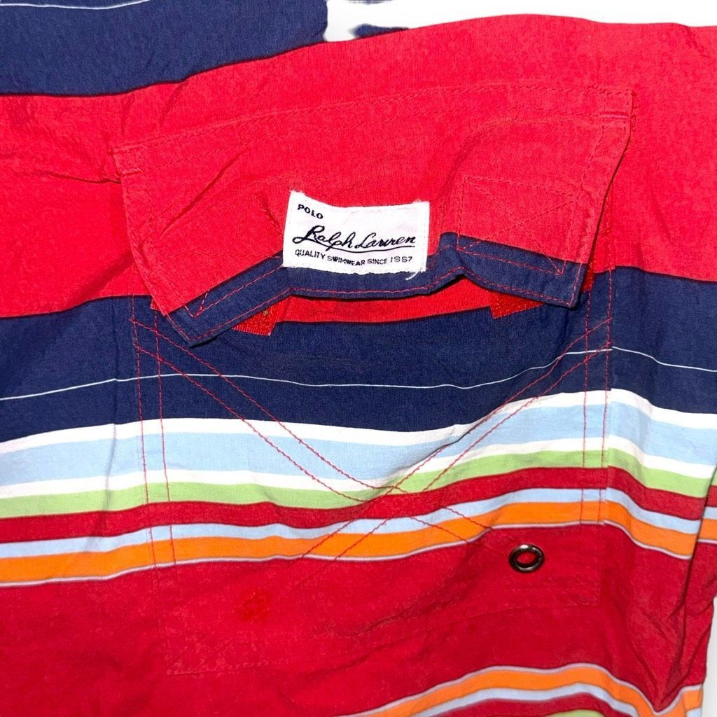 Polo Ralph Lauren 90s Polo Ralph Lauren Sport Colorblock Swim Trunks Size L Size US 38 / EU 54 - 10 Thumbnail