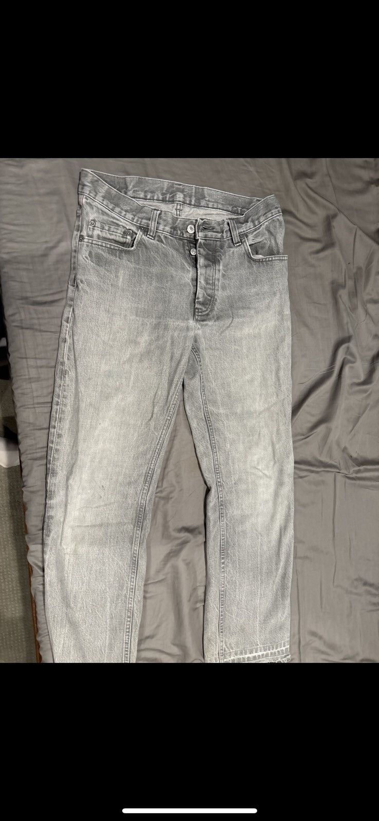 Helmut Lang Helmut Lang Frayed Denim Late 90’s Early 00’s Size US 29 - 2 Thumbnail