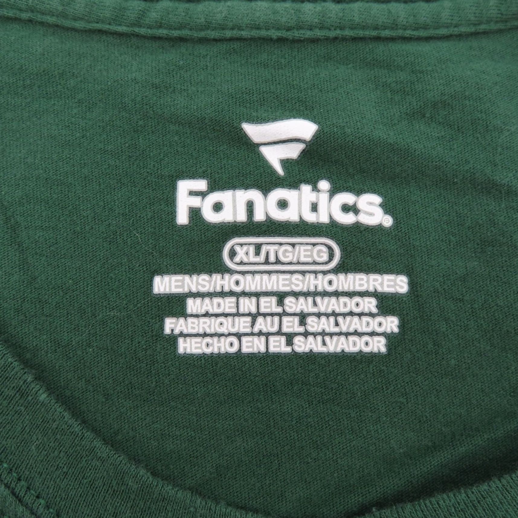 Vintage Fanatics Men XL Green Bay Packers Logo Crew Neck Short Sleeve Shirt Size US XL / EU 56 / 4 - 6 Thumbnail