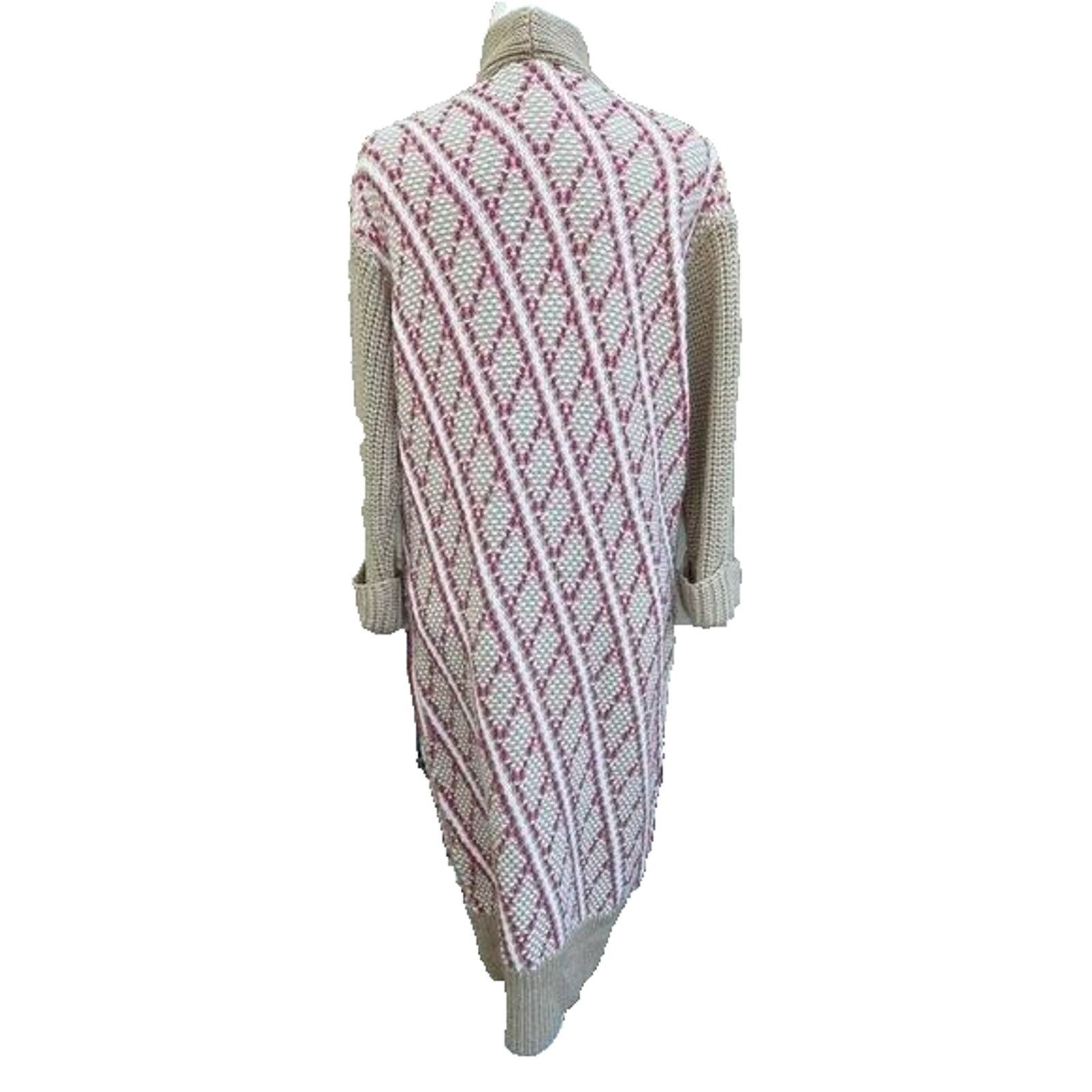 Anthropologie Anthropologie long cable knit cardigan boho size XS A000210 Size XS / US 0-2 / IT 36-38 - 4 Thumbnail