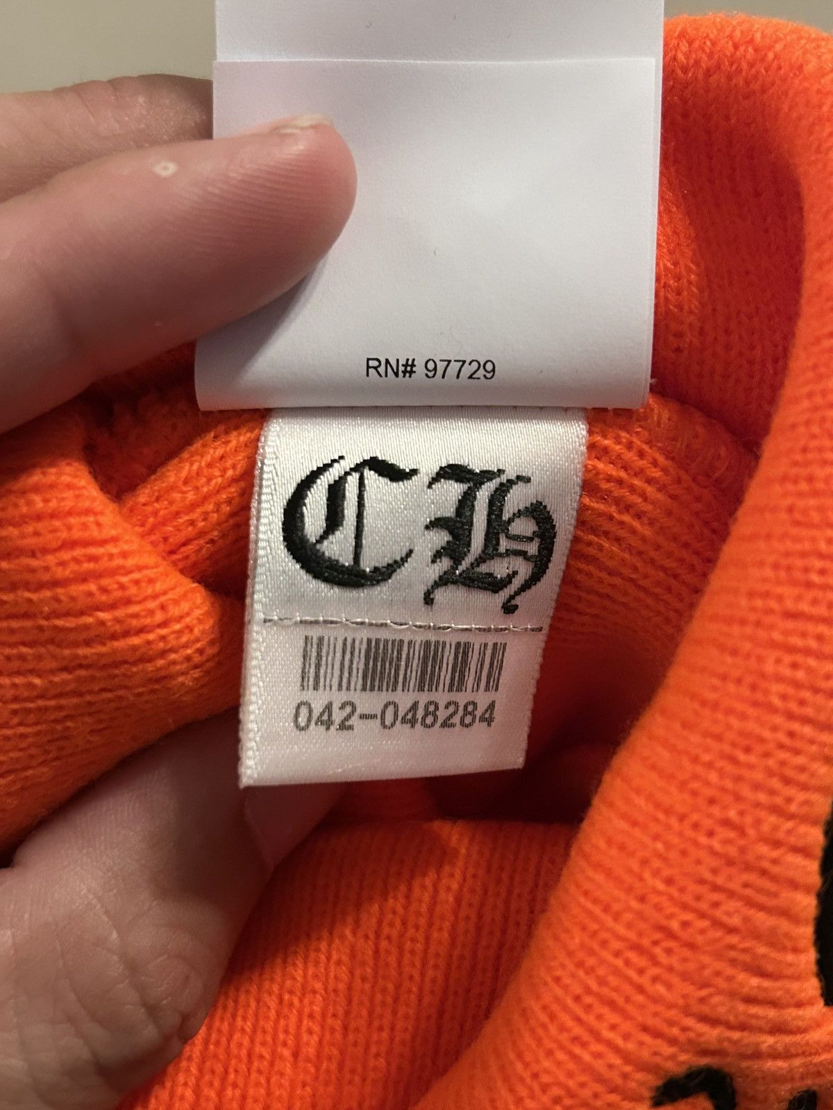 Chrome Hearts Chrome Hearts Safety Orange Beanie Size ONE SIZE - 5 Thumbnail