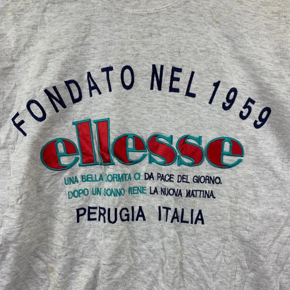 Ellesse Vintage ELLESSE FONDATO NEL Perugia Italia Sweatshirt Size M / US 6-8 / IT 42-44 - 7 Thumbnail