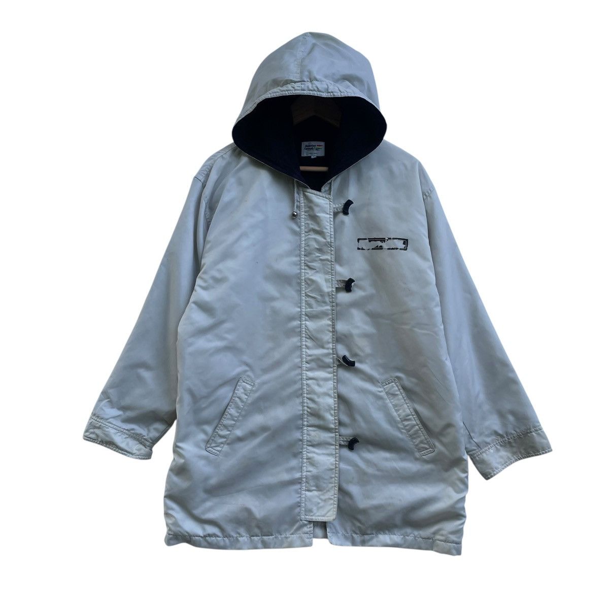 Formula 1 💥Vintage Benetton Formula One Hooded Jacket Size US L / EU 52-54 / 3 - 2 Thumbnail
