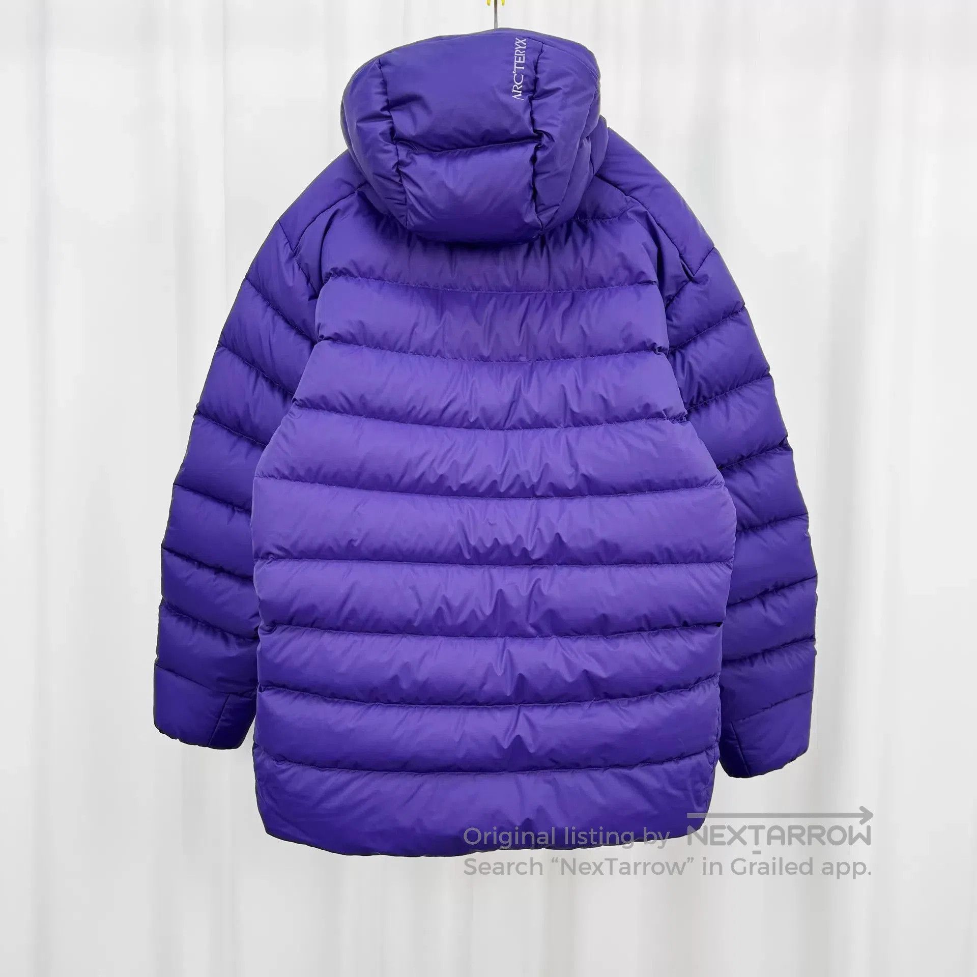 Arc'teryx Purple Hooded Puffer Jacket Size L. Size US L / EU 52-54 / 3 - 2 Thumbnail