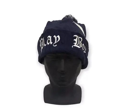 Playboy × Vintage Playboy Big Logo Bobble Beanie Hat Size ONE SIZE - 1 Thumbnail