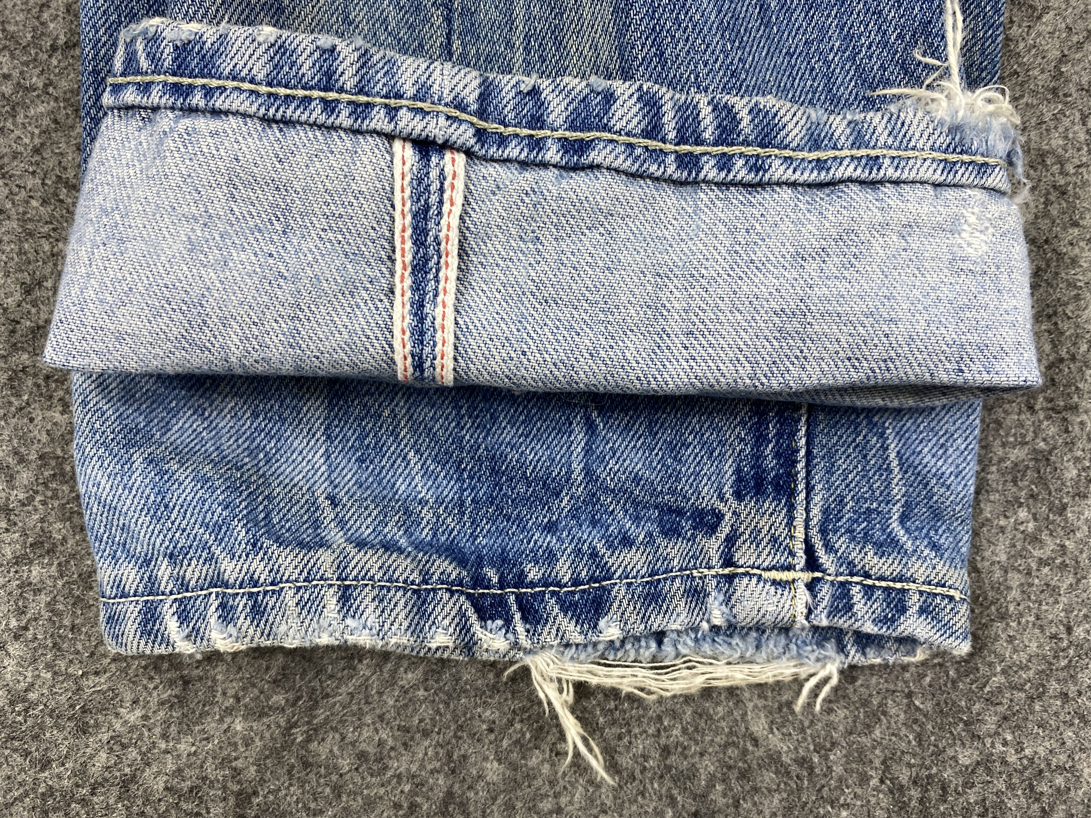 Japanese Brand Redline Light Wash G-Star Jeans 32x32.5 Denim -JN1339 Size US 32 / EU 48 - 11 Thumbnail