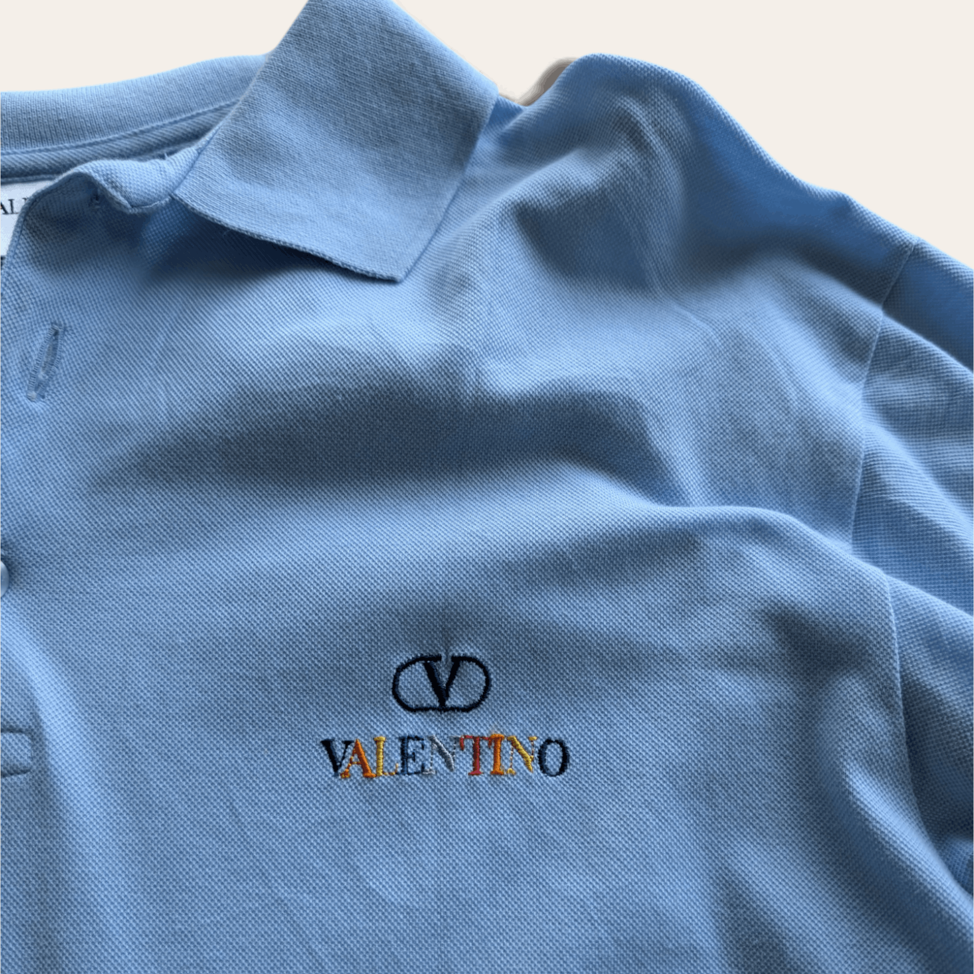Designer × Valentino × Vintage Vintage Valentino Italy Polo Shirt Size US M / EU 48-50 / 2 - 10 Thumbnail