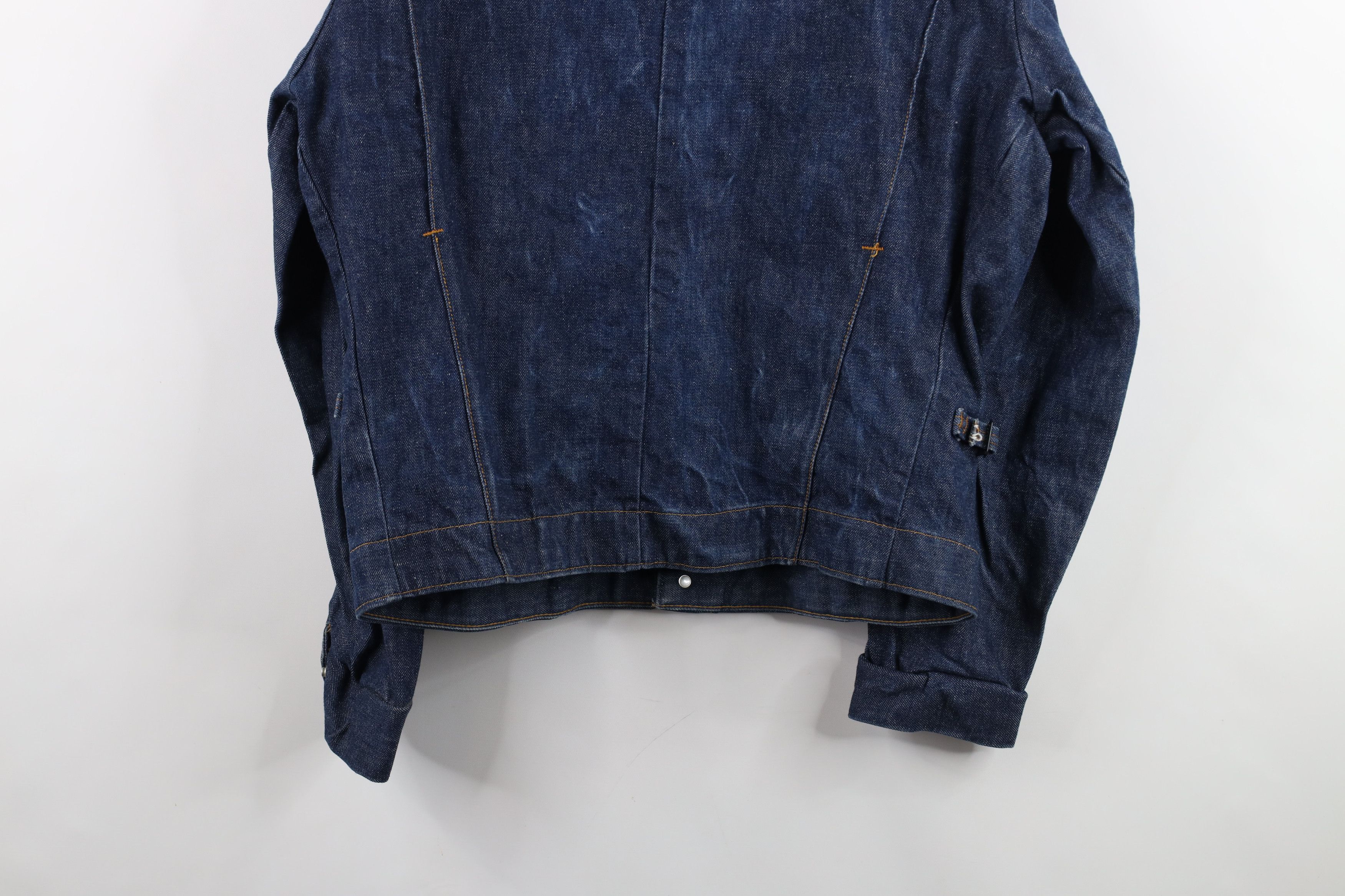 Vintage Vintage 60s Streetwear Buckle Denim Jean Trucker Jacket USA Size US XL / EU 56 / 4 - 14 Thumbnail