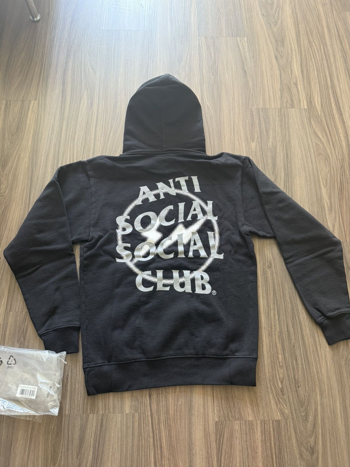 Anti Social Social Club × Fragment Design Anti Social Social Club x Fragment Hoodie Black Grey S Size US S / EU 44-46 / 1 - 4 Thumbnail