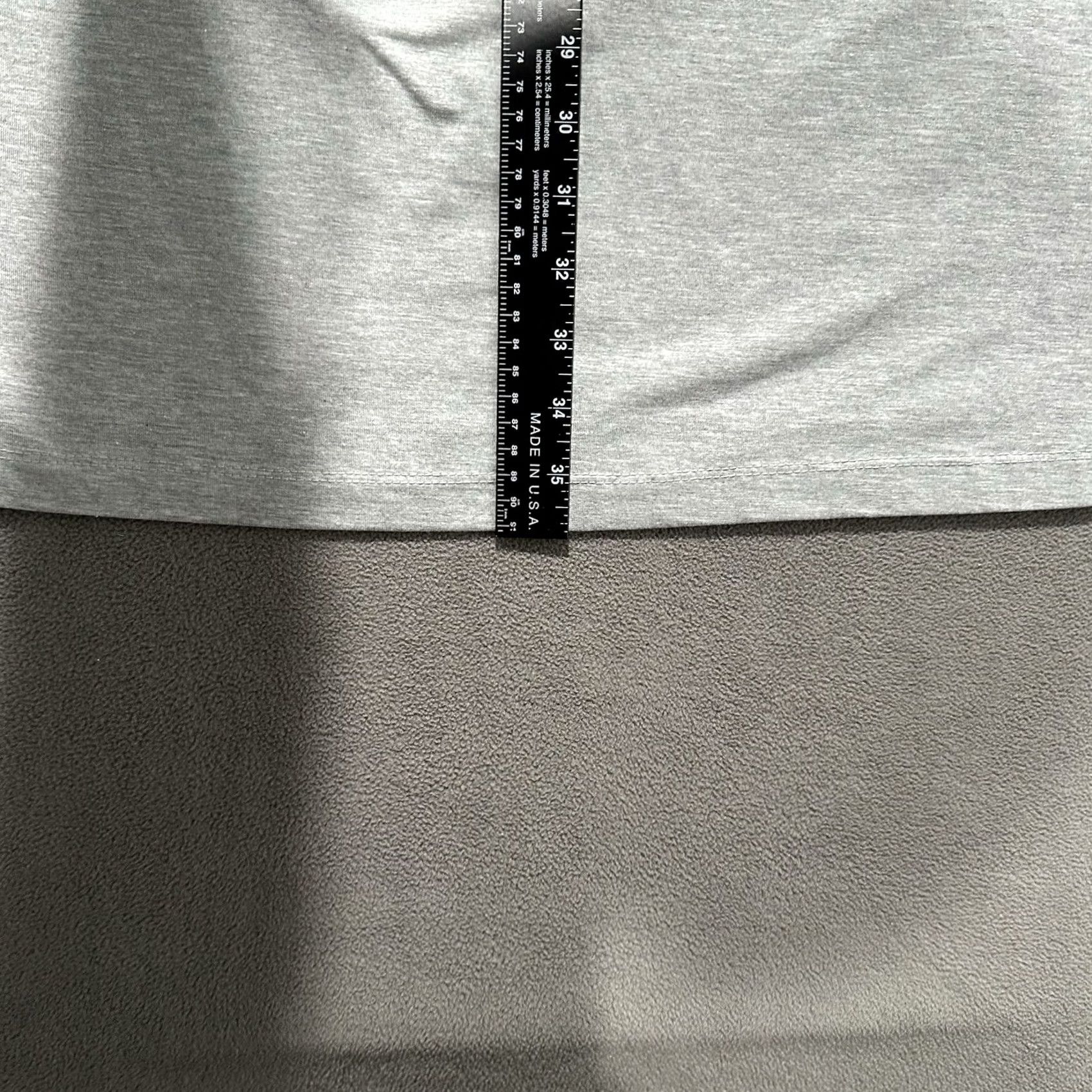 Vintage Ellos Maxi Skirt Womens Medium 14/16 Heathered Gray Side-Slit Stretch EUC Skirt Womens Size 32" / US 10 / IT 46 - 7 Thumbnail