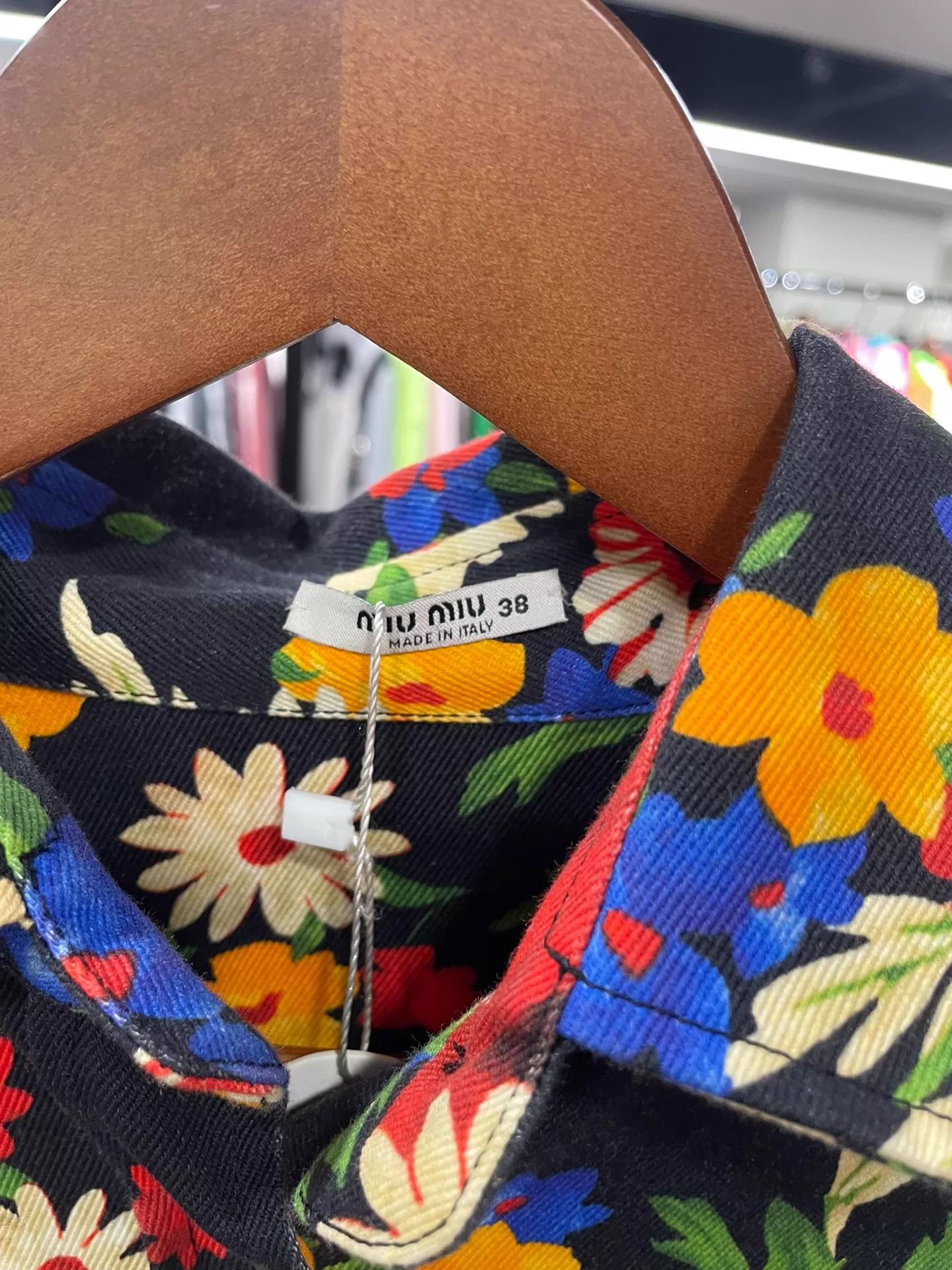 Miu Miu MIU MIU Authentic New Floral Long Sleeve Shirt Jacket Size XS / US 0-2 / IT 36-38 - 4 Thumbnail