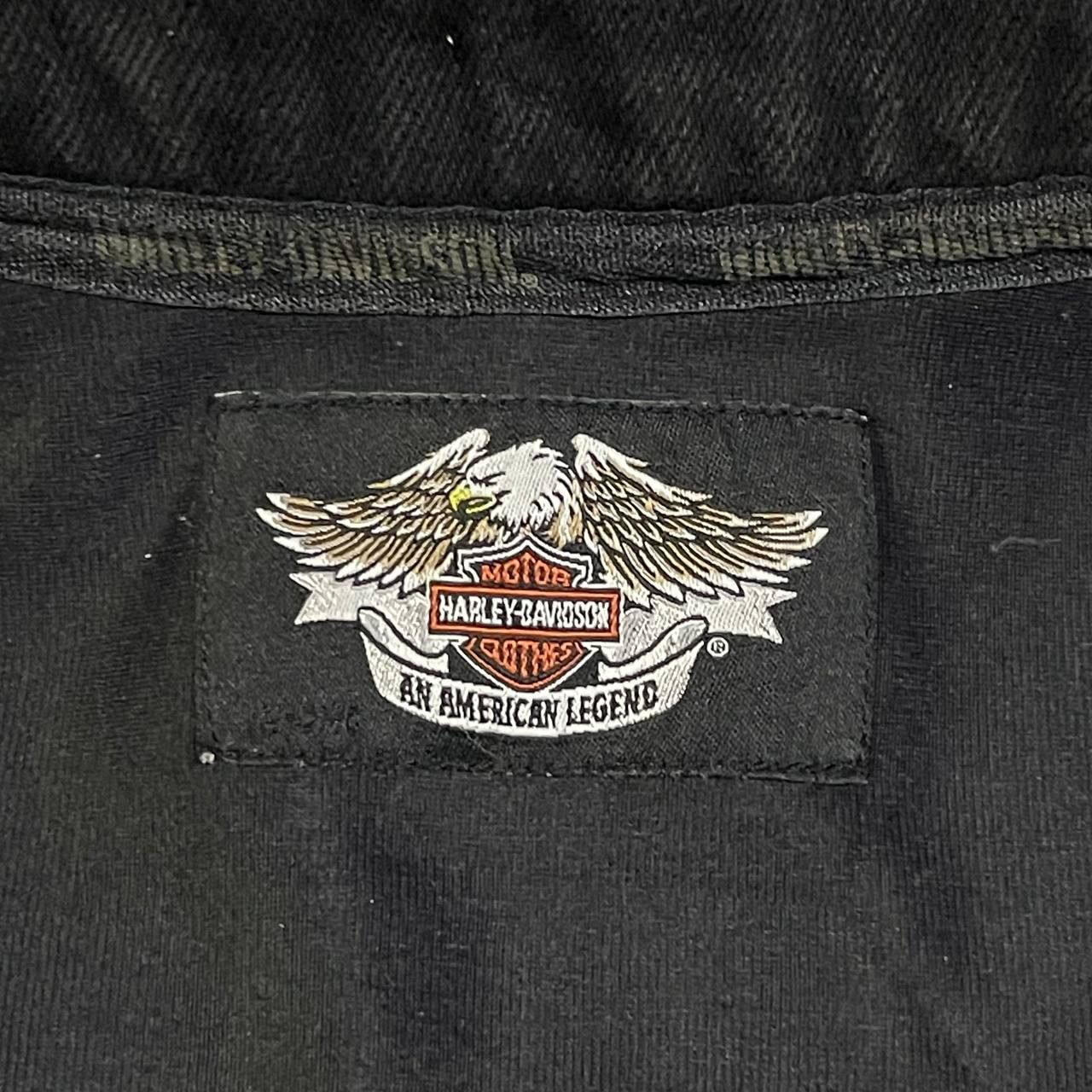 Harley Davidson Vintage Harley Davidson Denim Trucker Jacket Size US XL / EU 56 / 4 - 8 Thumbnail