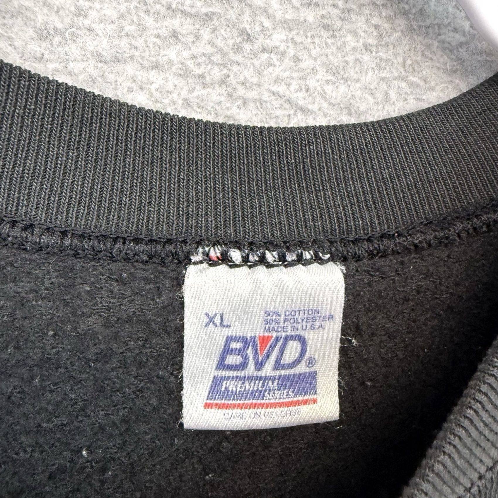 Etro VINTAGE BVD Sweatshirt Crew Neck Cotton 90s Retro Black XL Men Size US XL / EU 56 / 4 - 4 Thumbnail