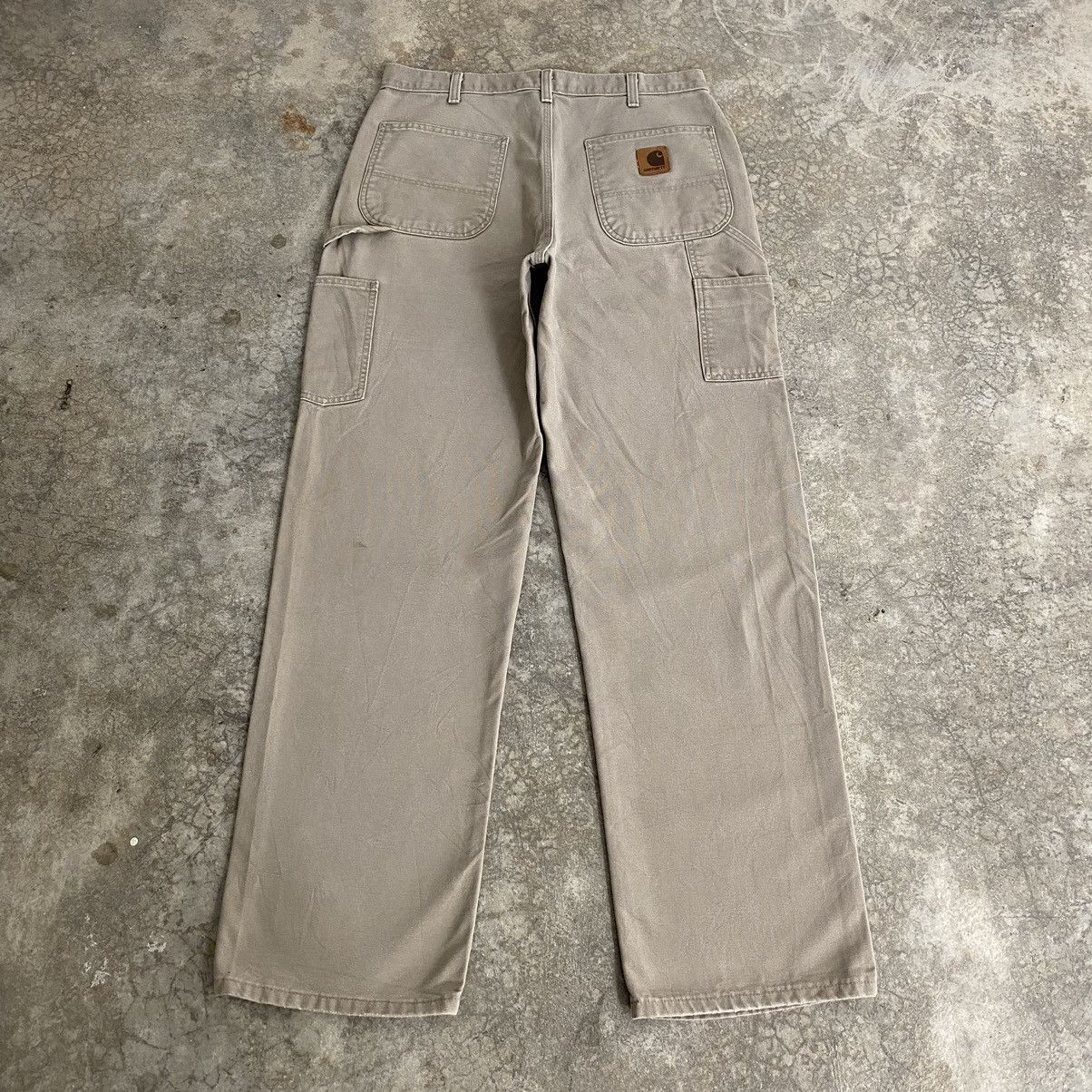 Carhartt Vintage Carhartt Desert Grey Carpenter Work Pants Size US 34 / EU 50 - 12 Thumbnail