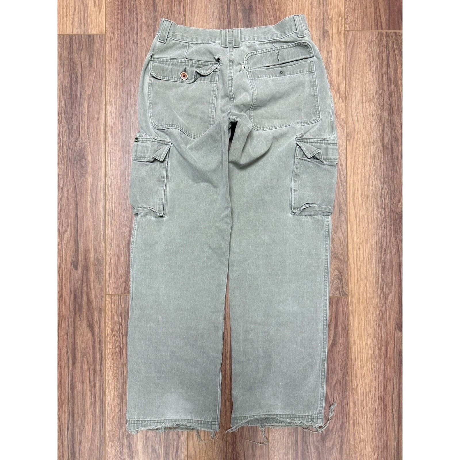 Billabong Vintage 90s Billabong Baggy Cargo Pants Mens 32 (30x30.5) Gr Size US 32 / EU 48 - 2 Thumbnail