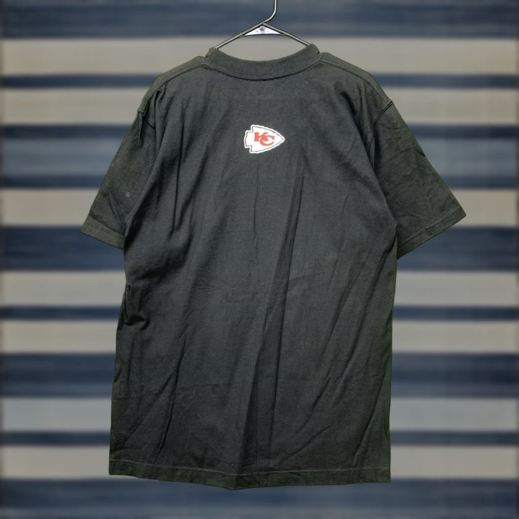 Vintage VINTAGE Kansas City Chiefs Shirt Mens M Black Cotton Logo 90s City Sports Size US M / EU 48-50 / 2 - 1 Thumbnail