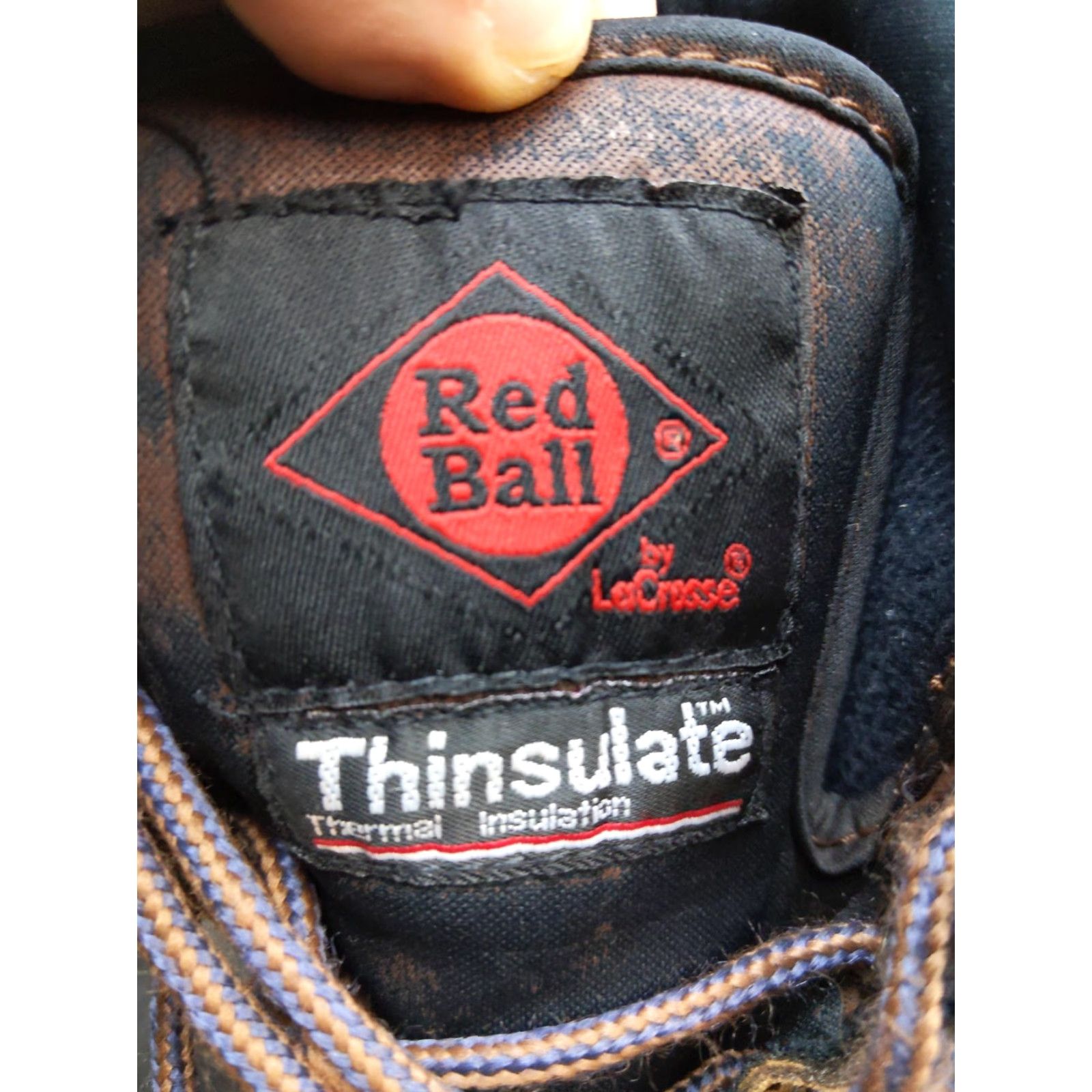 Vintage Red Ball by LaCrosse Mens 10 Brown Suede Thinsulate Waterproof Snow Boot Shoes Winter Indoor Outdoor Size US 10 / EU 43 - 3 Thumbnail