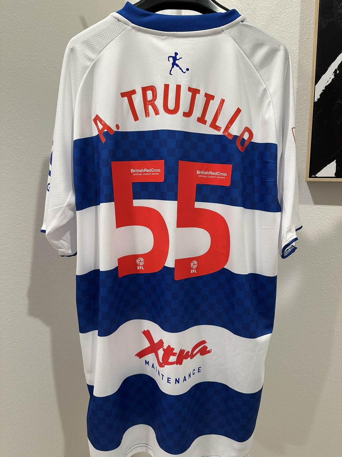 Errea 2025-26 Ashley Trujillo Queens Park Rangers Soccer Jersey Size US XL / EU 56 / 4 - 1 Thumbnail