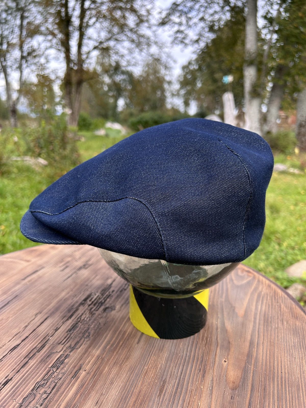 Nudie Jeans Vintage Nudie Jeans Newsboy Denim Flat Cap Hat Size ONE SIZE - 6 Thumbnail