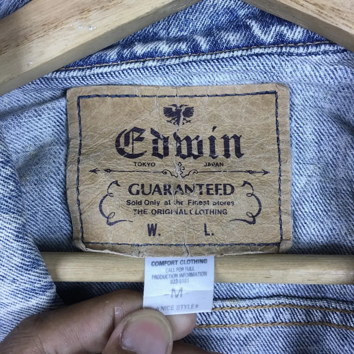 Edwin Vintage 80” EDWIN Trucker Western Jeans Denim Jacket USA Size US M / EU 48-50 / 2 - 3 Thumbnail