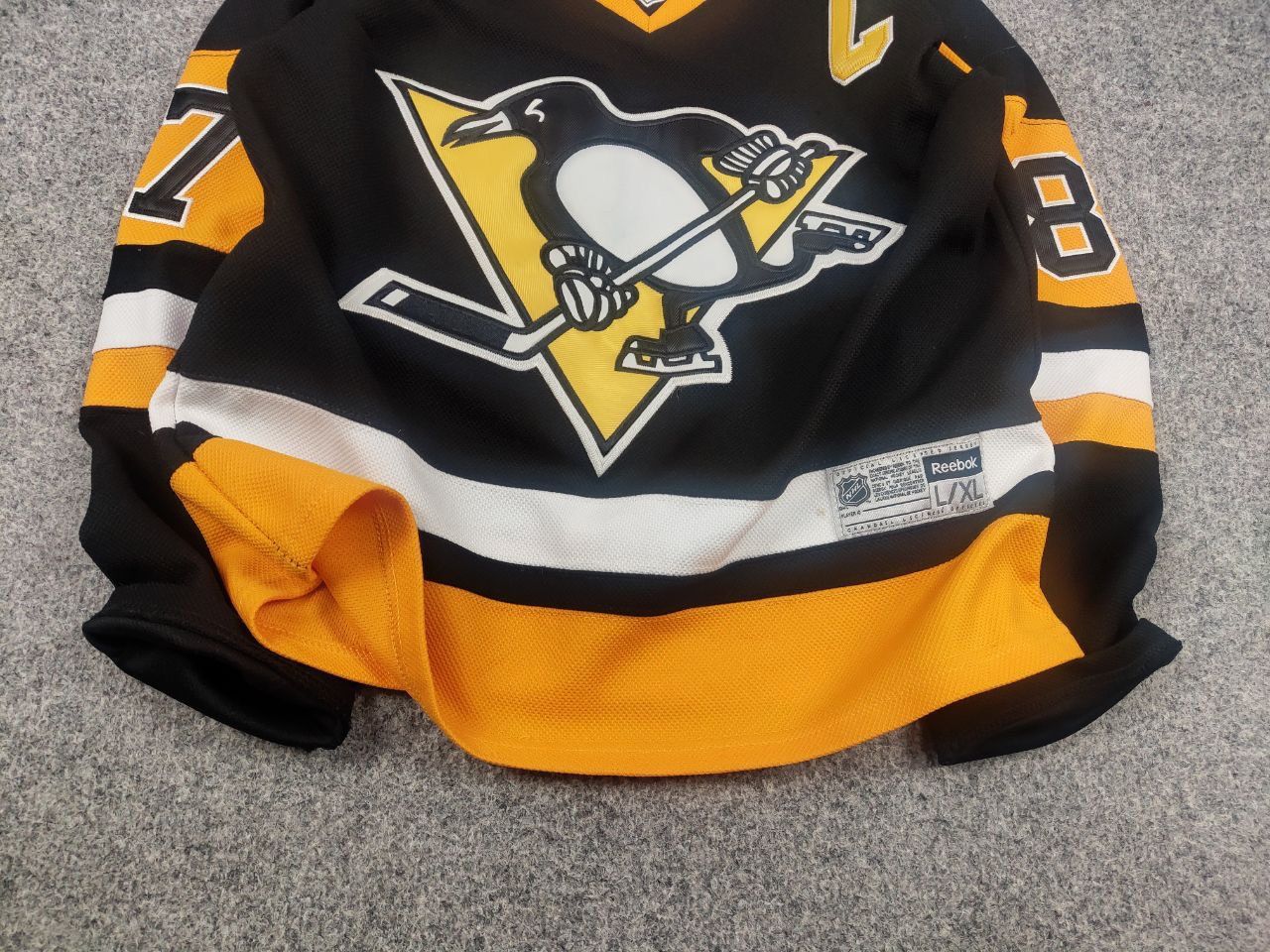 Reebok Vintage Reebok NHL CCM Penguins Crosby Stitched Hocke Jersey Size US S / EU 44-46 / 1 - 5 Thumbnail