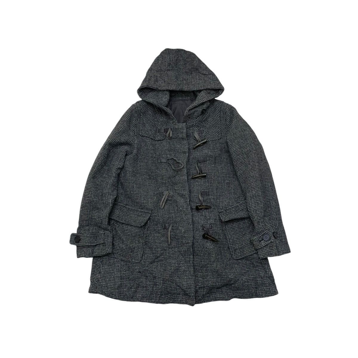 Harris Tweed × Japanese Brand 🗣️Japanese Brand Haris Tweed Hooded Jacket Size M / US 6-8 / IT 42-44 - 1 Thumbnail