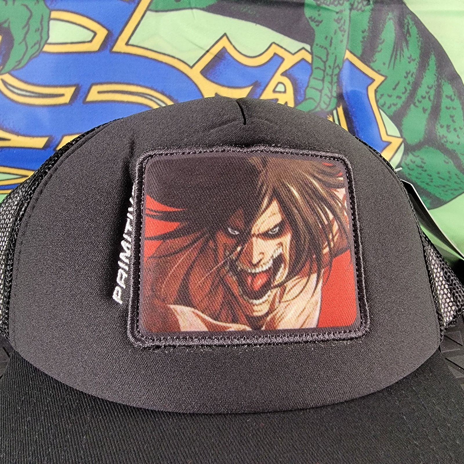 Primitive Primitive Attack on Titan OSFA Snapback Cap Size ONE SIZE - 2 Thumbnail