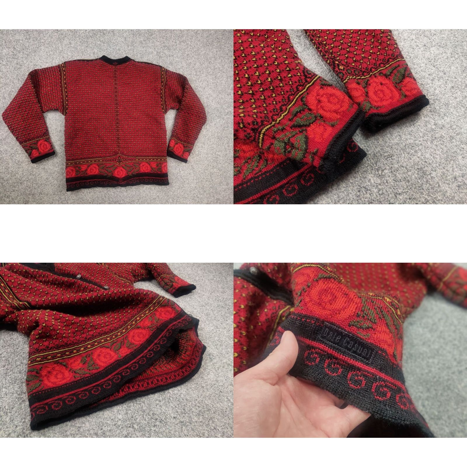 Dale Of Norway VINTAGE Dale of Norway Wool cardigan Sweater Size M / US 6-8 / IT 42-44 - 8 Thumbnail