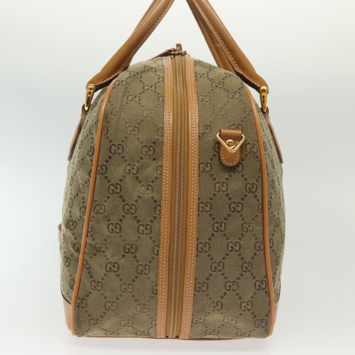 Gucci GUCCI GG Canvas Boston Bag Gold Beige 013 123 013 123 Size ONE SIZE - 4 Thumbnail