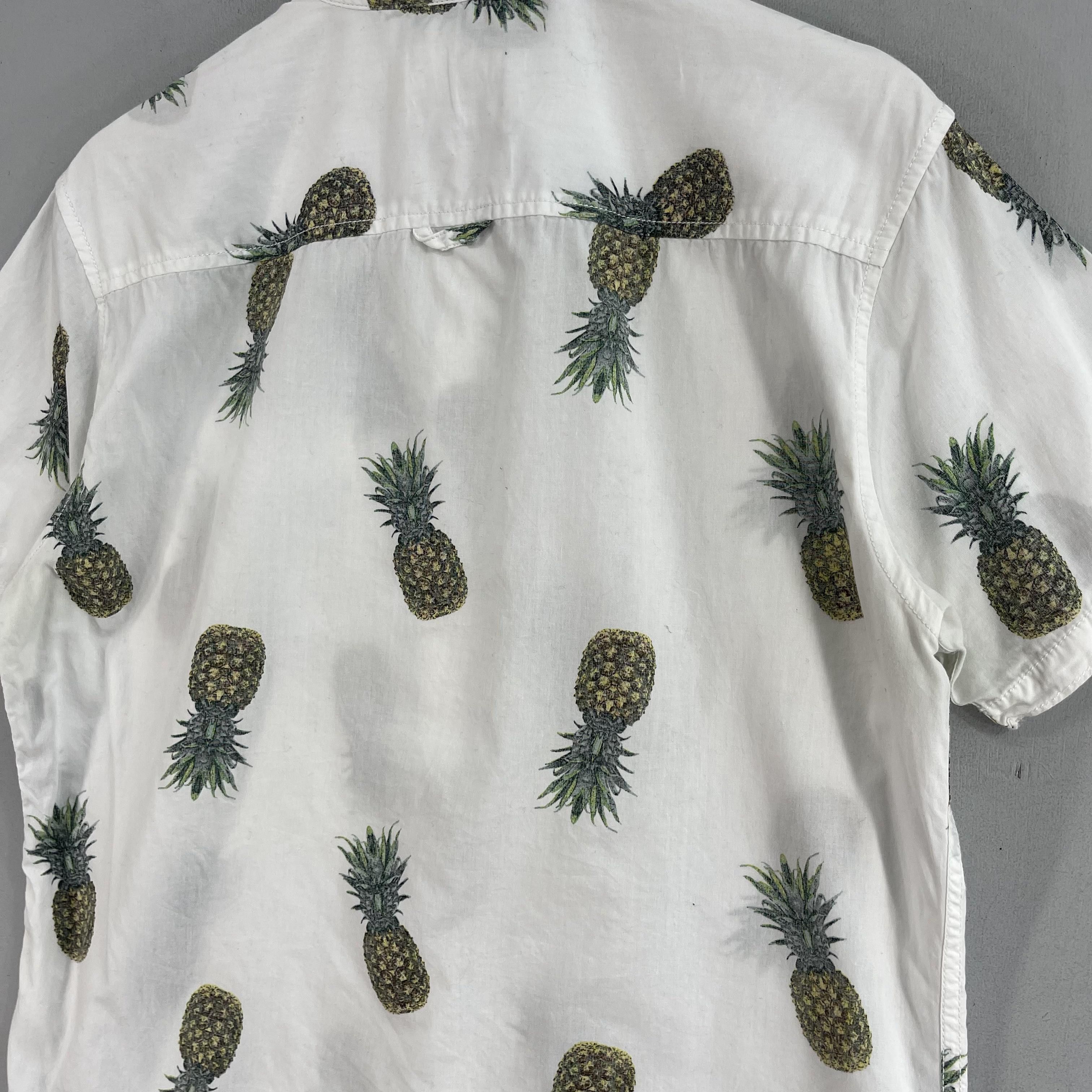 Japanese Brand Vintage Urban Pipeline Pineapple Tropical Fruit Motive Shirt Size US M / EU 48-50 / 2 - 8 Thumbnail