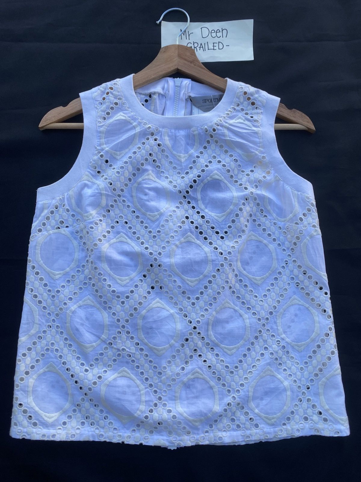 Max Mara Rare Sportmax Embroidered Sleeveless Top Size S / US 4 / IT 40 - 4 Thumbnail